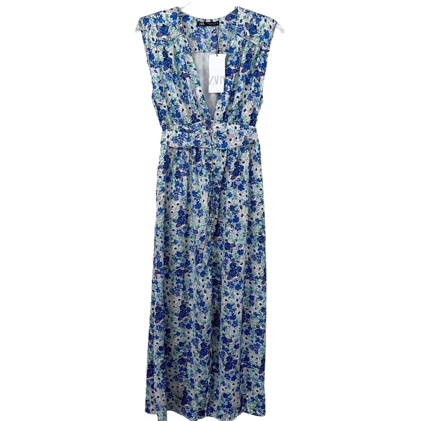 Zara Zara floral printed sleeveless midi dress size Medium Size M / US 6-8 / IT 42-44 - 7 Thumbnail