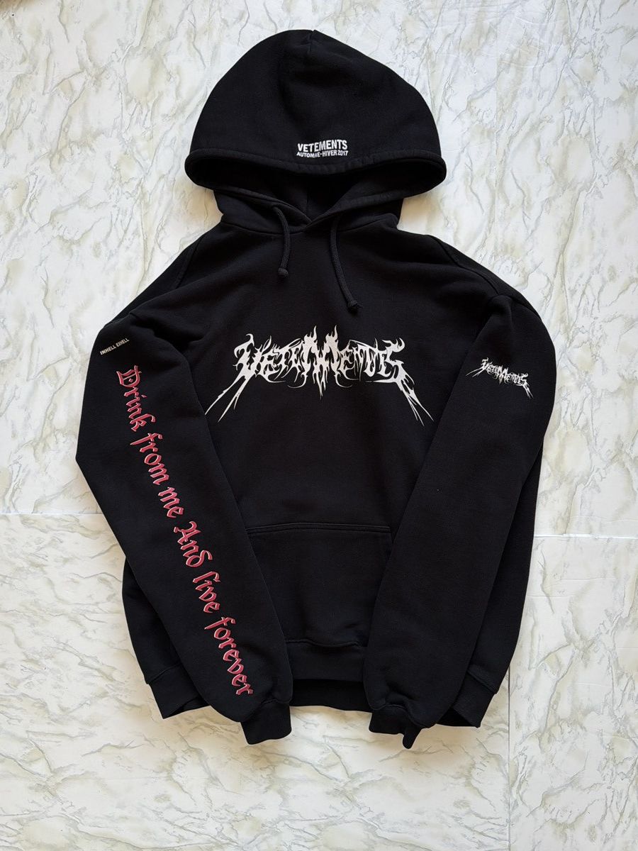 Vetements Vetements Total Fucking Darkness Hoodie | Grailed