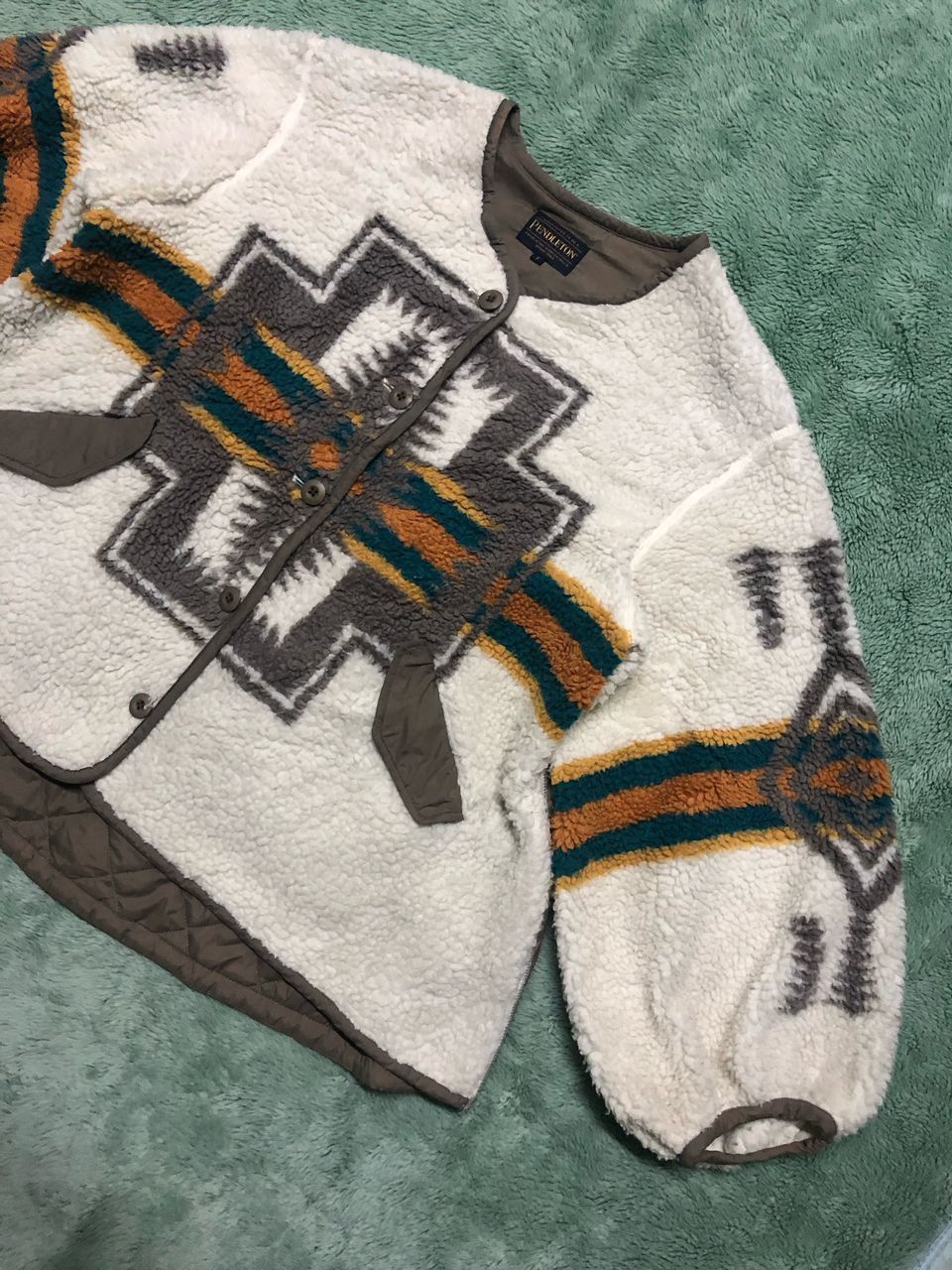 Native × Pendleton PENDLETON x CAROLINA GLASER BOA QUILTED BLOUSON Size ONE SIZE - 6 Thumbnail