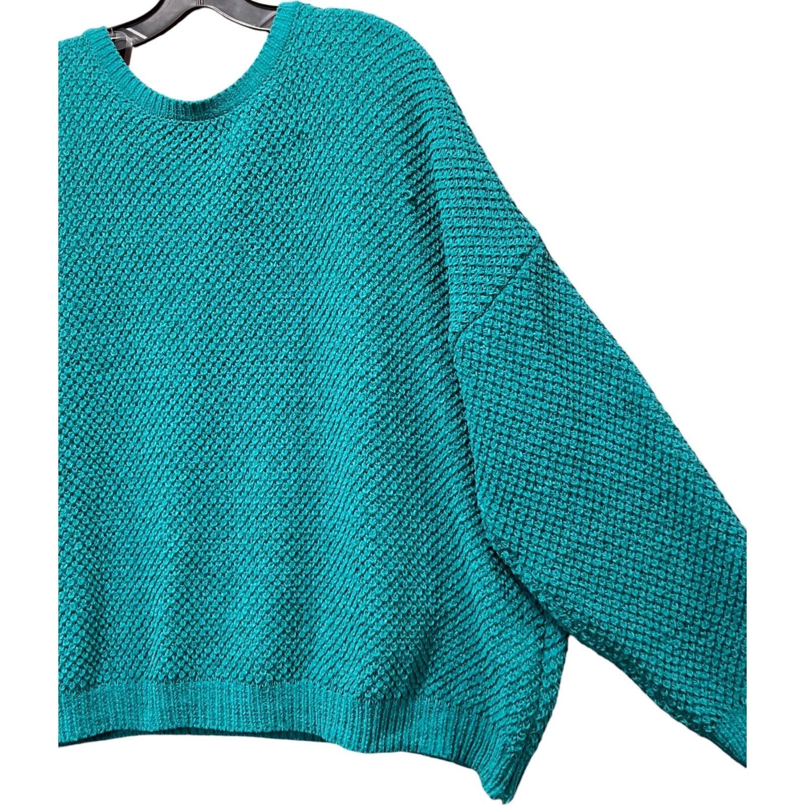 Other Rue + - Women's Long Sleeve Round Neck Crochet - Sweater - G Size 3XL / US 20-22 - 12 Thumbnail