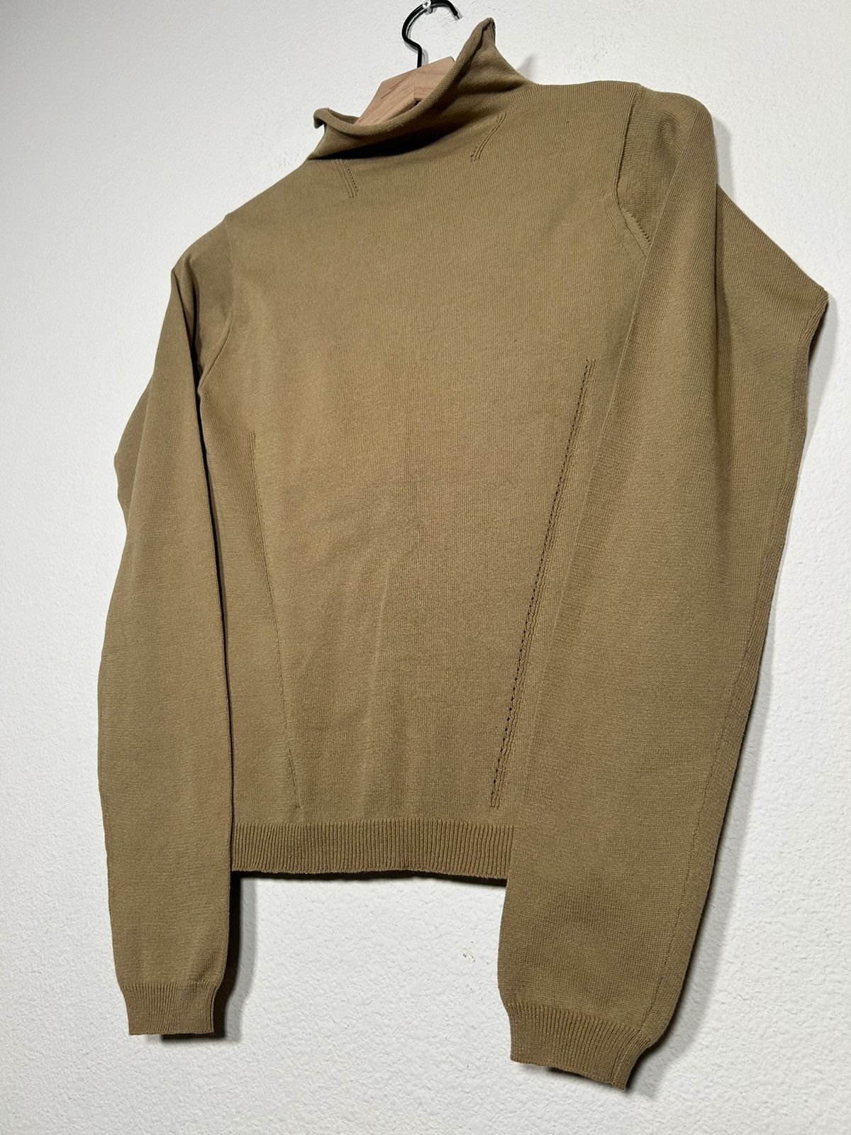 Issey Miyake Knit perforated long sleeve Turtleneck Size XS / US 0-2 / IT 36-38 - 2 Thumbnail