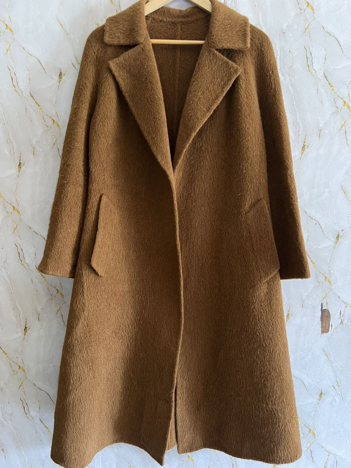 Vintage Creazioni Renato Vintage Mohair Wool Overcoat Size US M / EU 48-50 / 2 - 1 Thumbnail