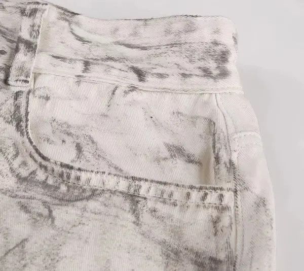 VIBE Vintage jet black tie dye washed dirty jeans Size US 30 / EU 46 - 5 Thumbnail