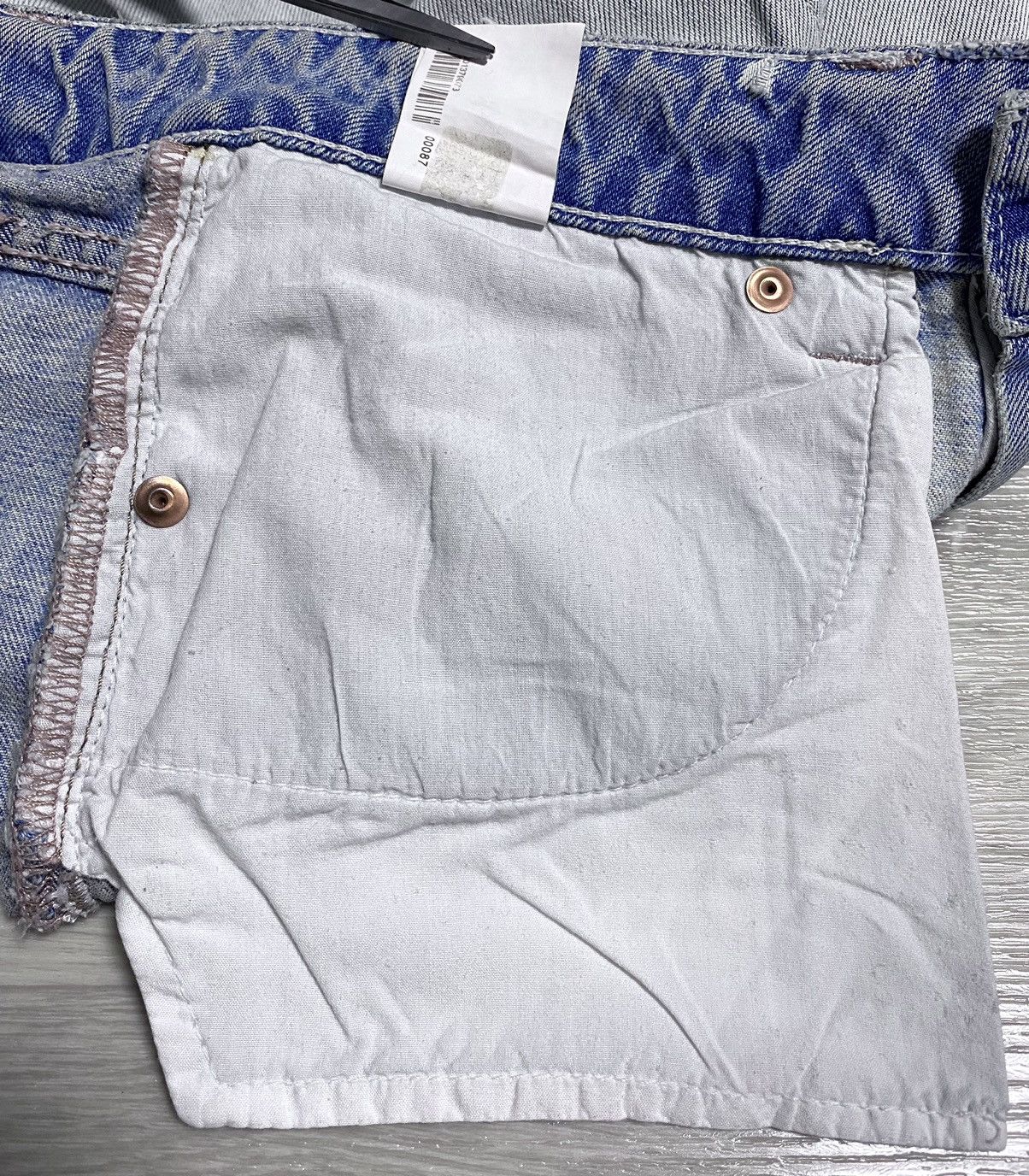 Other J’s Exte Washed Blue Distressed Torn Jeans Denim Size 27" / US 4 / IT 40 - 17 Thumbnail