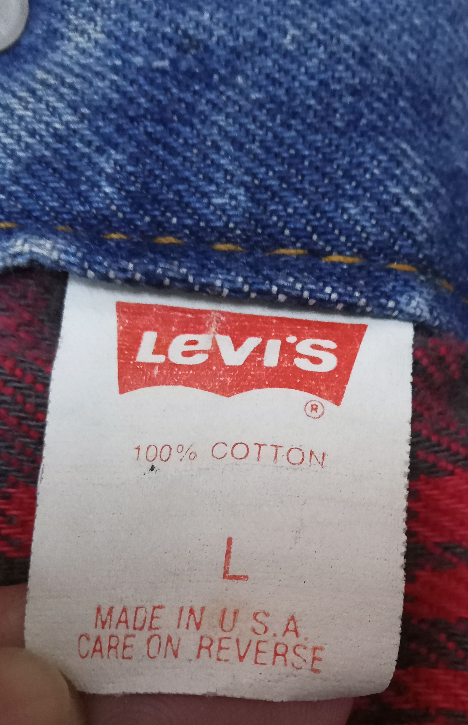 Levi's Levi's Denim With Lined Vintage Jacket Size US L / EU 52-54 / 3 - 4 Thumbnail