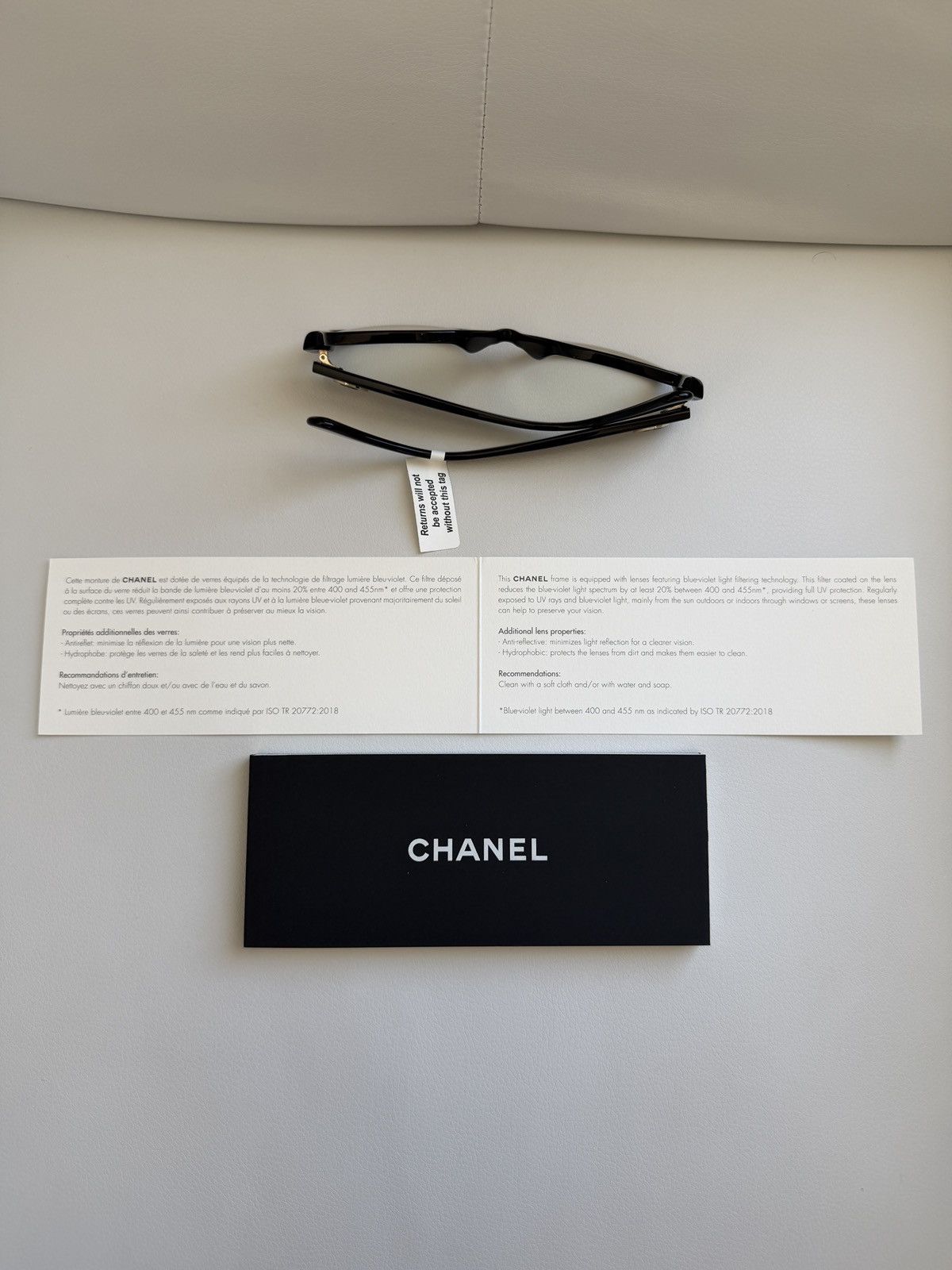 Chanel Chanel Square Blue Light Glasses Size ONE SIZE - 8 Thumbnail