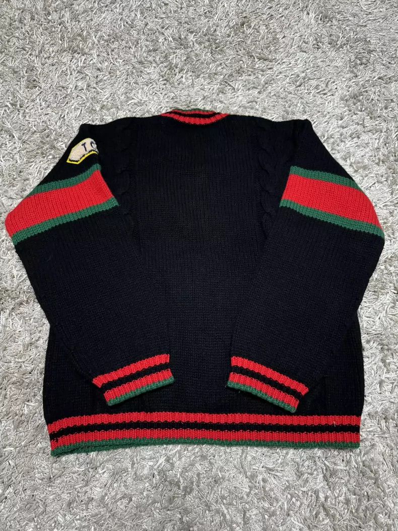Gucci Gucci Red-edged V-neck sweater 2502-Nextarrow Size US M / EU 48-50 / 2 - 3 Thumbnail