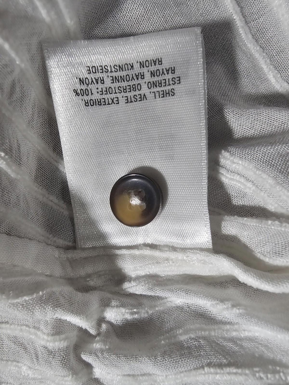 Marvel Comics maeve anthropologie White Blouse US12 Size XL / US 12-14 / IT 48-50 - 8 Thumbnail