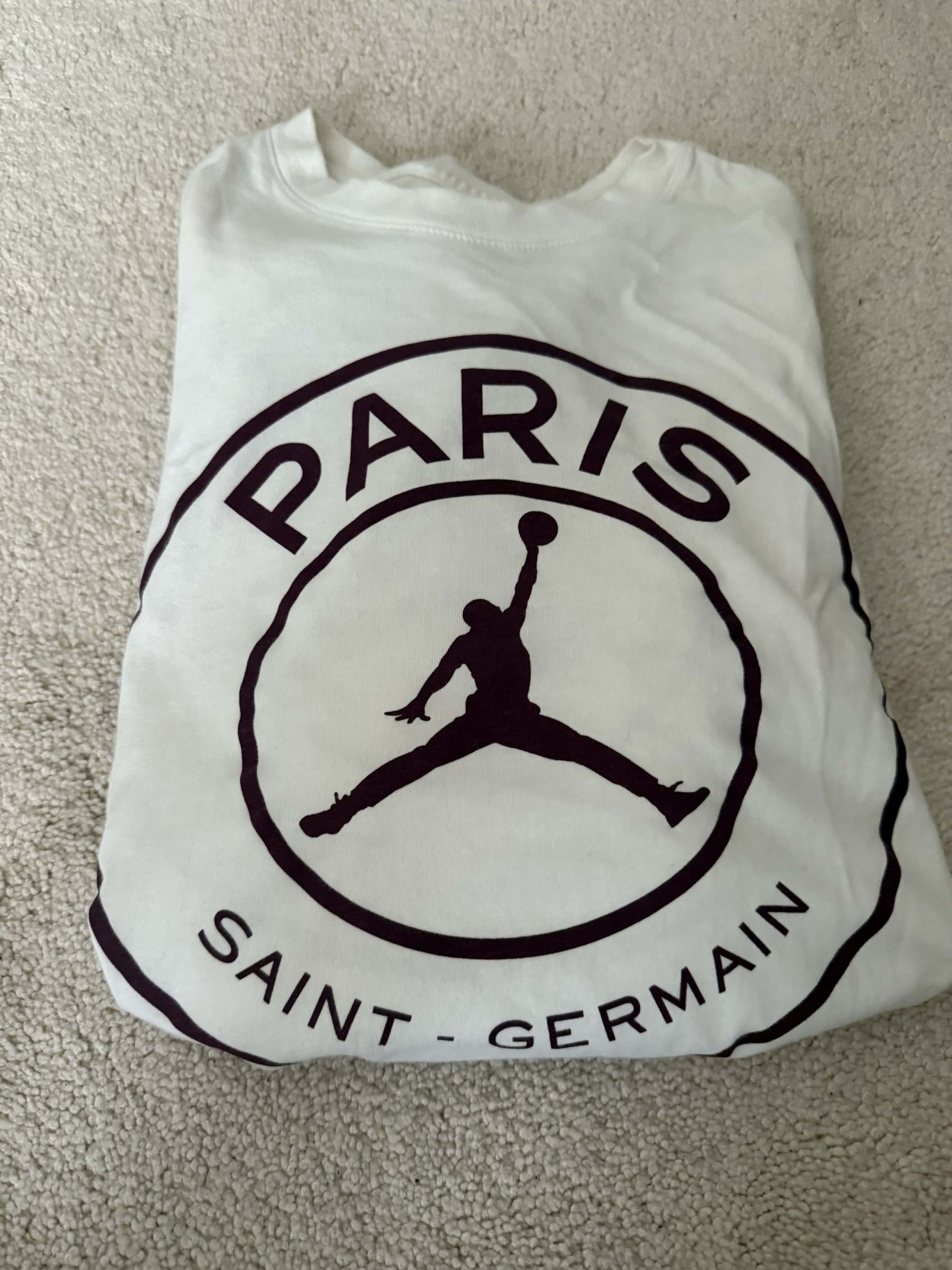 Jordan Brand PSG x Jordan White Long Sleeve Size US S / EU 44-46 / 1 - 1 Thumbnail