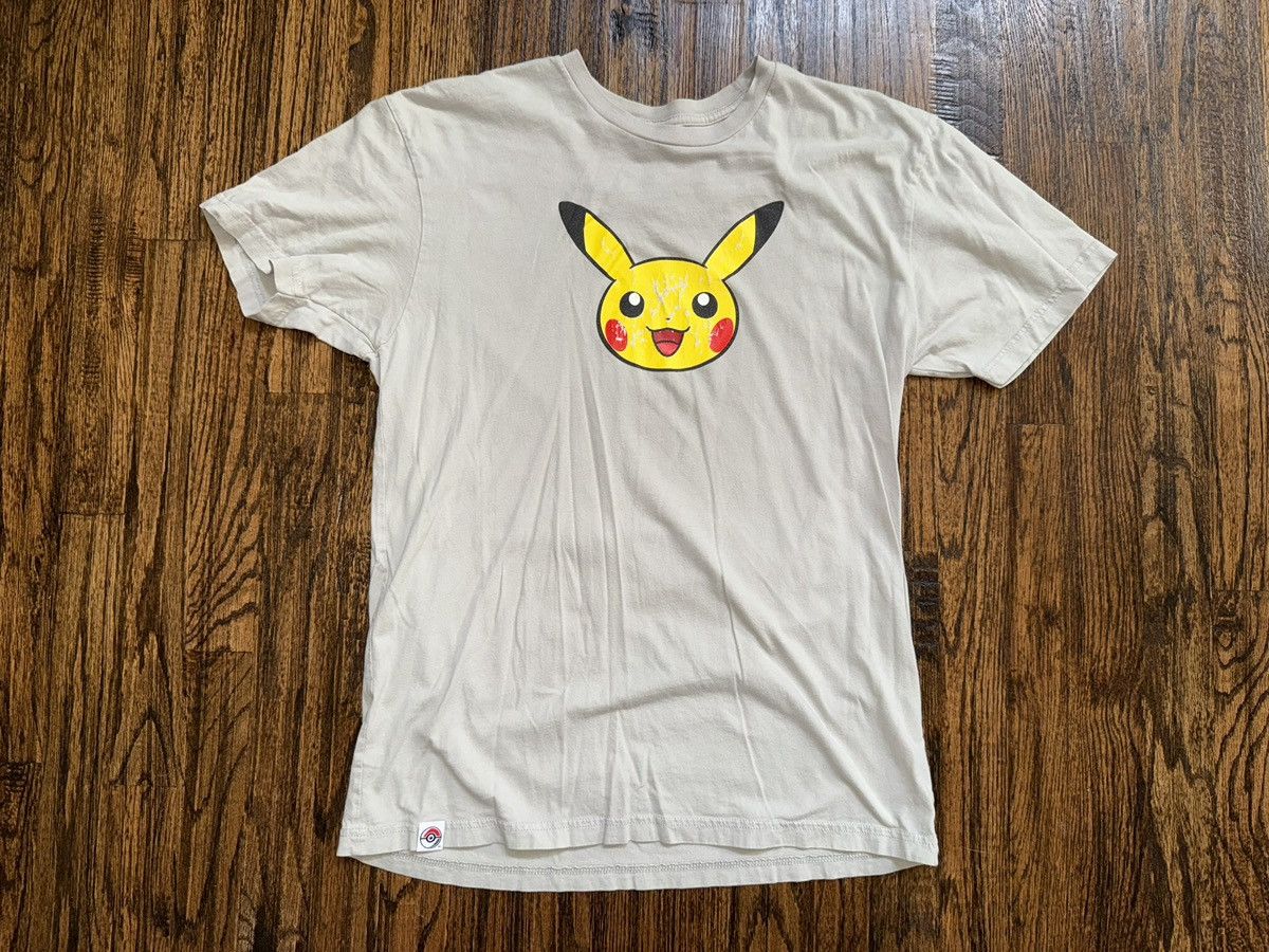 Pokemon Vintage Pokemon Center Pikachu Faded Graphic Tee Grey Sz L Size US L / EU 52-54 / 3 - 1 Thumbnail