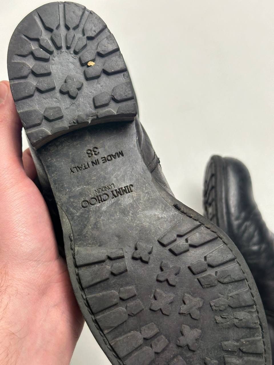 Jimmy Choo Jimmy Choo Biker Leather Avant Garde Boots Motorcycles 🔥 Size US 8 / IT 38 - 11 Thumbnail