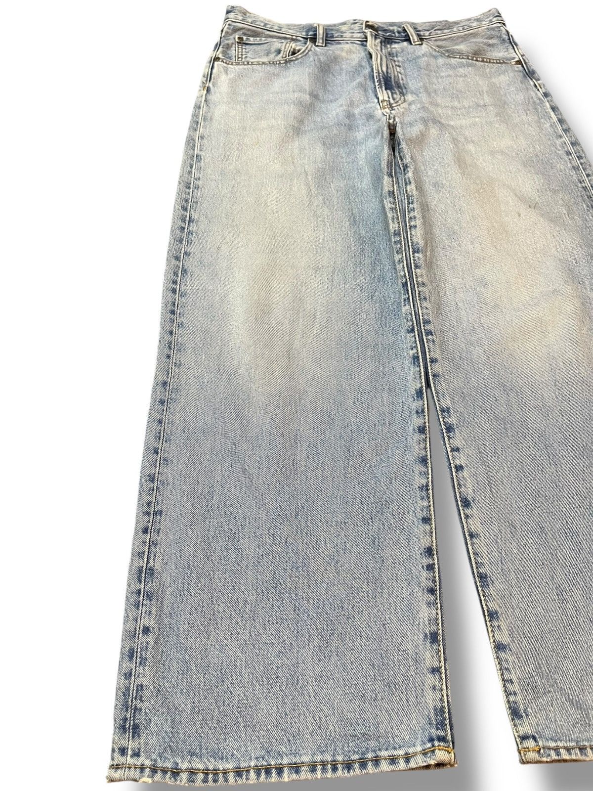 GU Vintage GU Baggy Wide Leg Denim Size US 34 / EU 50 - 3 Thumbnail