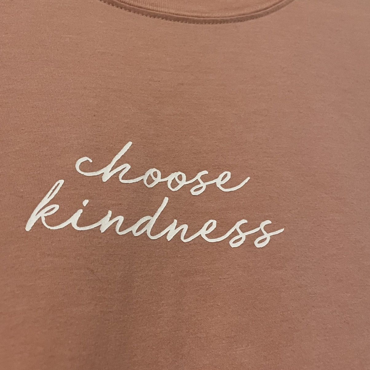 Other Choose Kindness Pink Short Sleeve Shirt White Lettering Size XL / US 12-14 / IT 48-50 - 2 Thumbnail