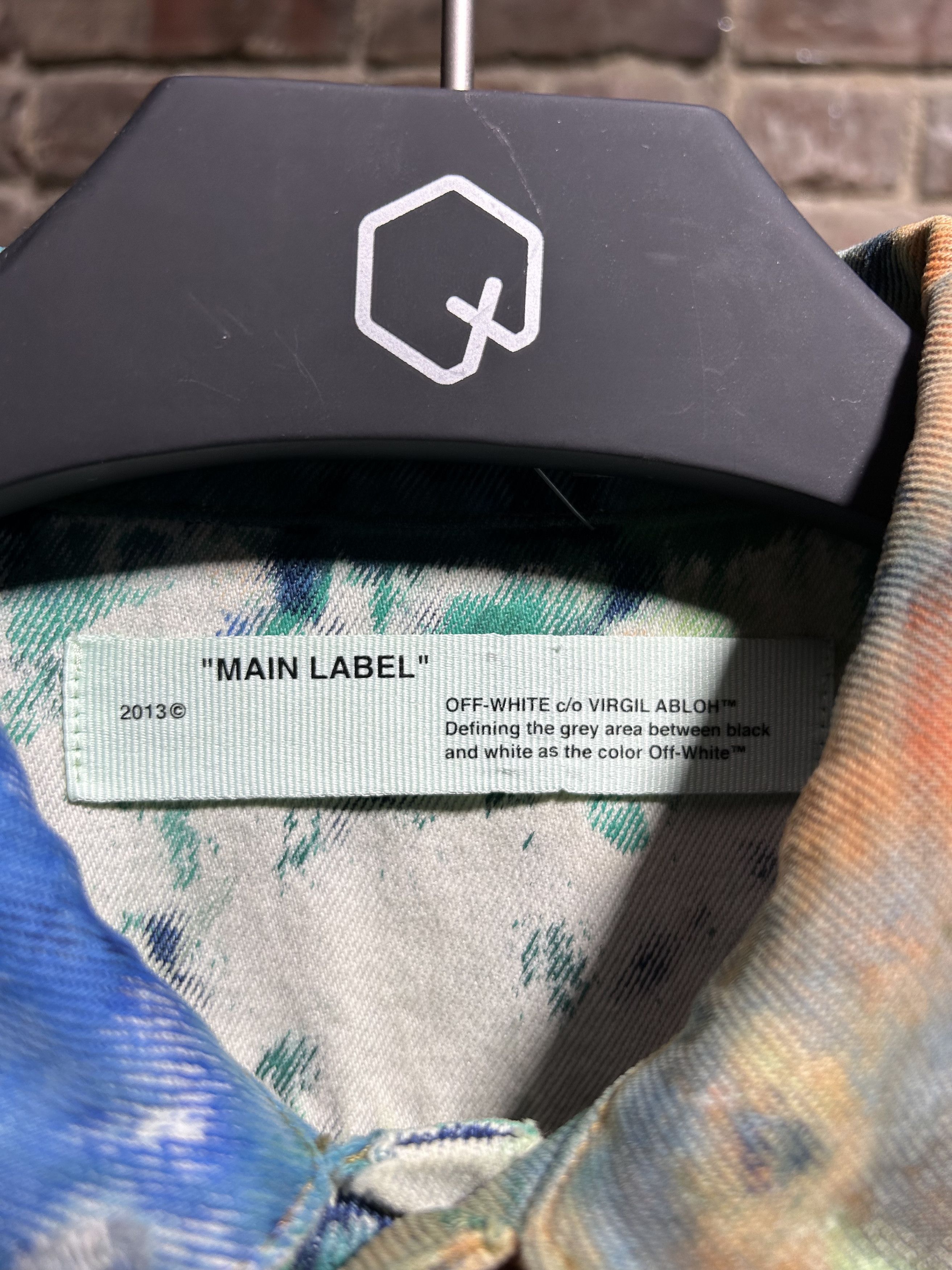 Off-White Off-White Painted Distressed Denim Jacket Size US L / EU 52-54 / 3 - 5 Thumbnail