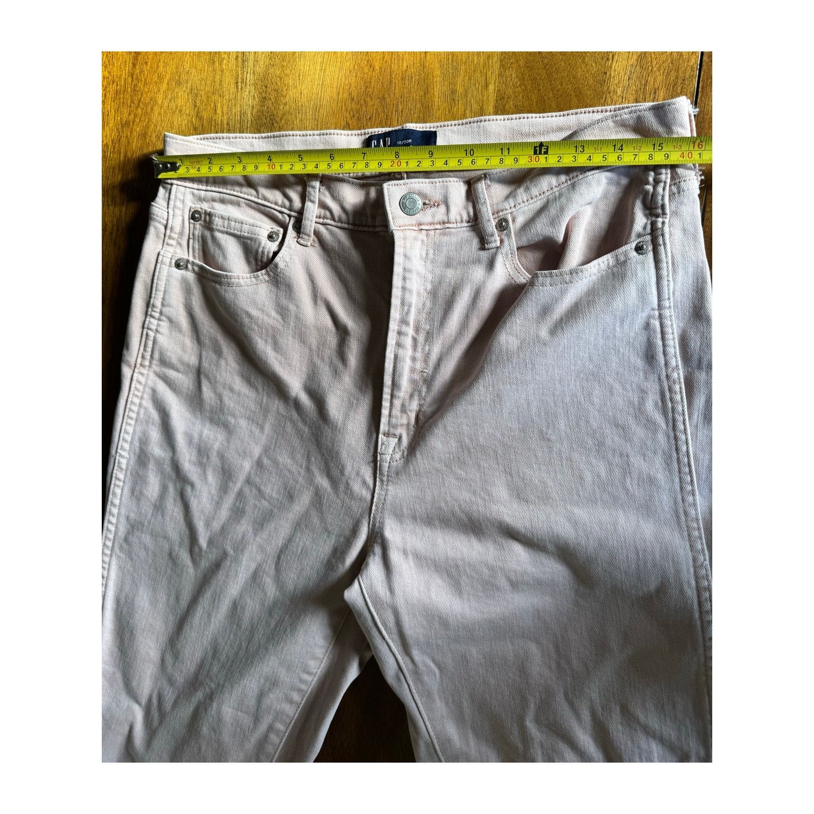 Gap GAP High Rise Vintage Slim Jeans Soft Pink 10/30R Size 32" / US 10 / IT 46 - 5 Thumbnail