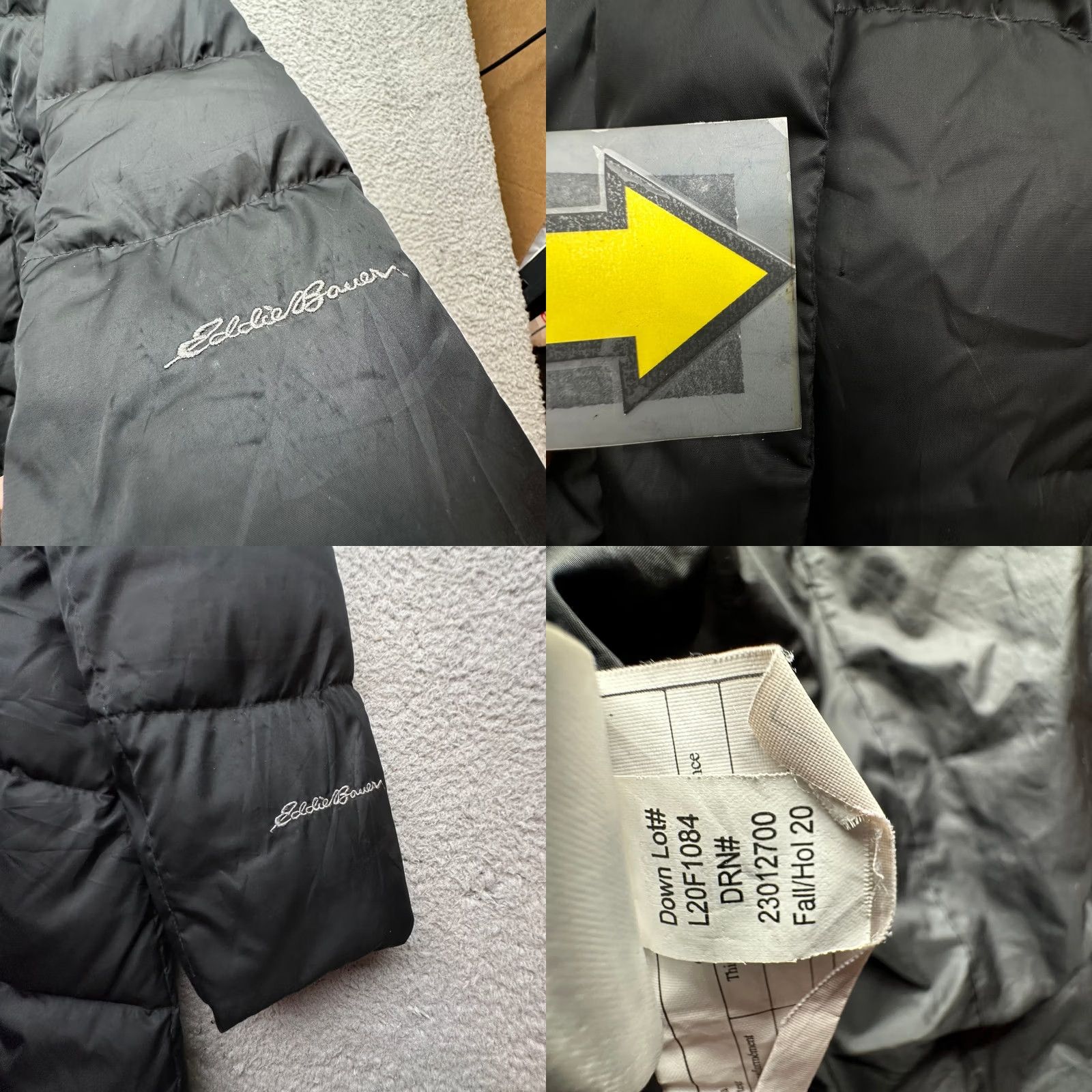 Eddie Bauer Eddie Bauer Lodge Down Parka Fur Trim Hooded Jacket Womens Large Black Quilted Parka Jacket Long Sleeve Zip Pockets Vintage No Size L / US 10 / IT 46 - 8 Thumbnail