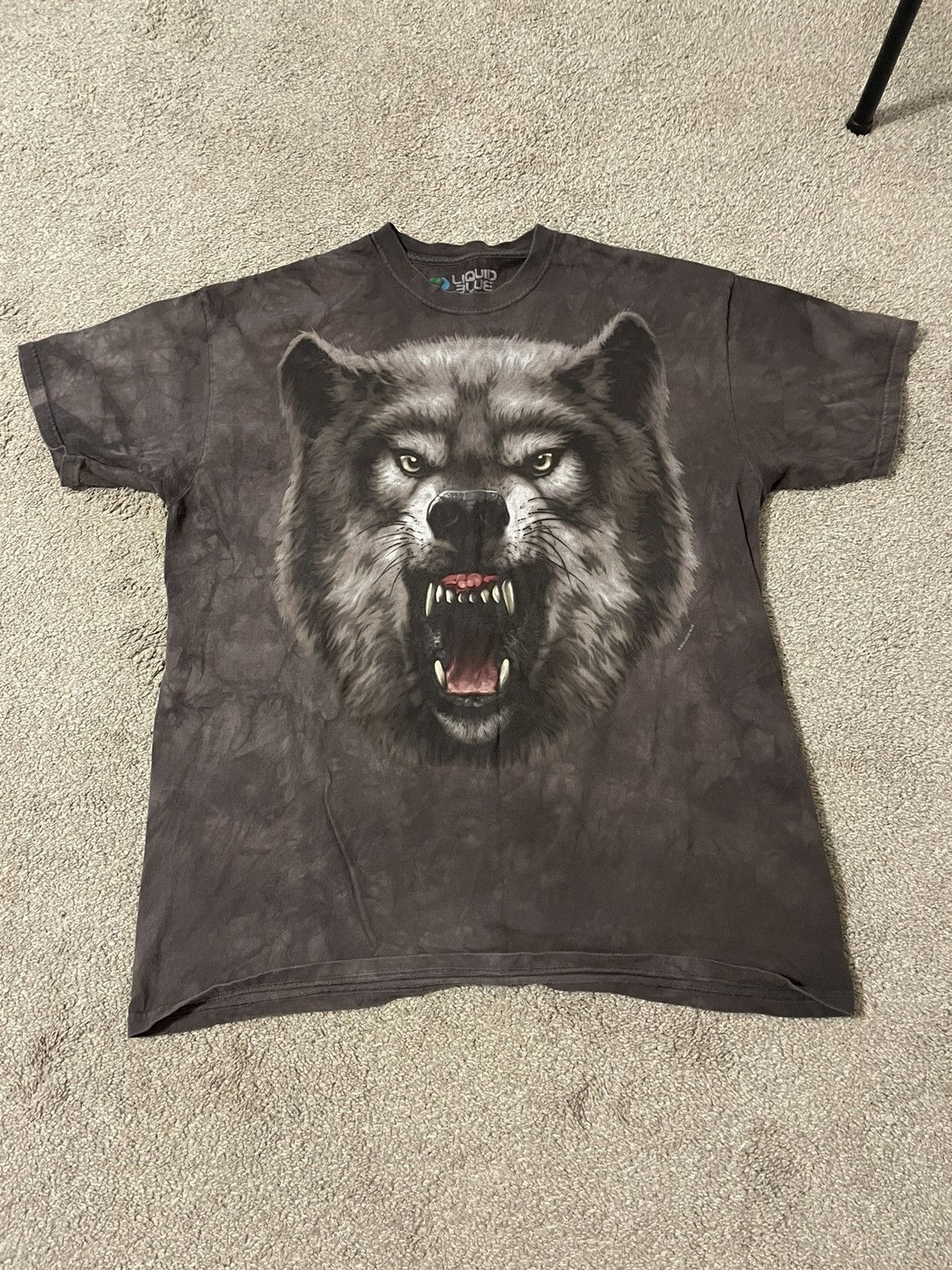 Liquid Blue × Vintage Liquid Blue Wolf Graphic Tee Shirt XXL Tie Dye Short Sleeve Size US XXL / EU 58 / 5 - 1 Thumbnail