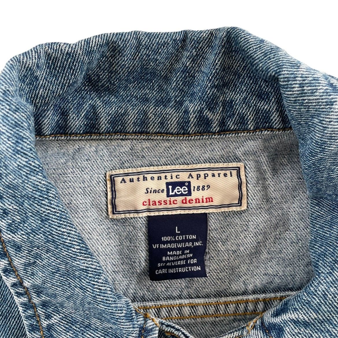 Lee Vintage Lee Denim Jacket TMP Champions Size Large Size US L / EU 52-54 / 3 - 3 Thumbnail