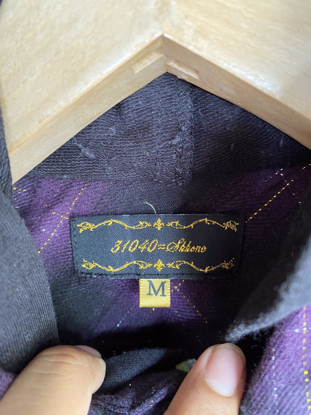 Flannel Japanese Brand Multipocket Shining Hoodie Flannel Shirt Size US S / EU 44-46 / 1 - 4 Thumbnail