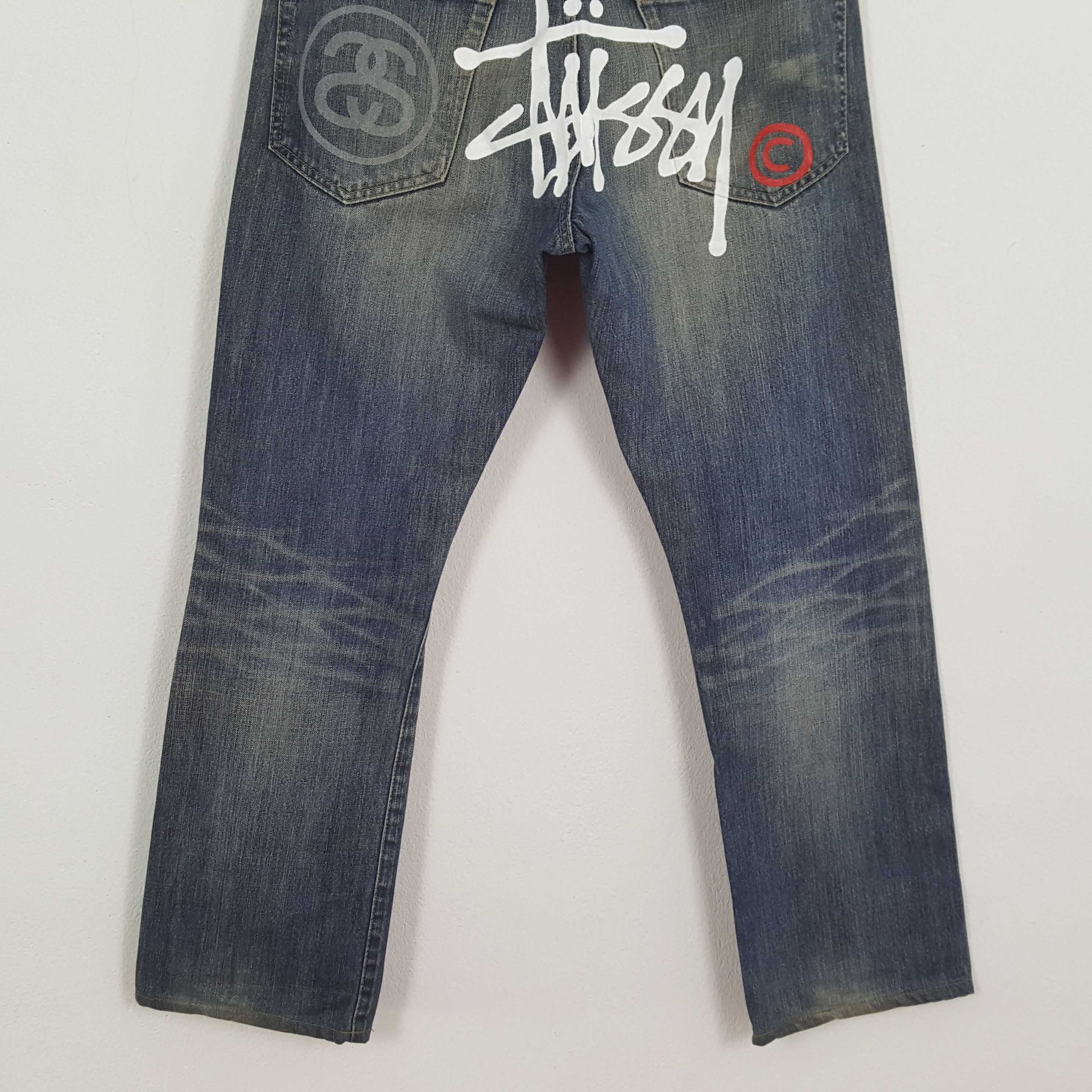 Stussy STUSSY Jeans Streetwear Skateboard Custom Art Fashion Style Size US 30 / EU 46 - 3 Thumbnail