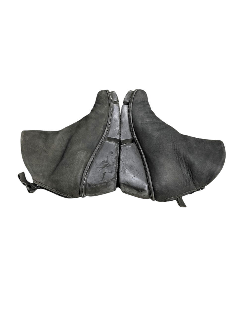 Trippen Trippen Swift Dark Grey Leather Short Boots Size US 5 / IT 35 - 4 Thumbnail