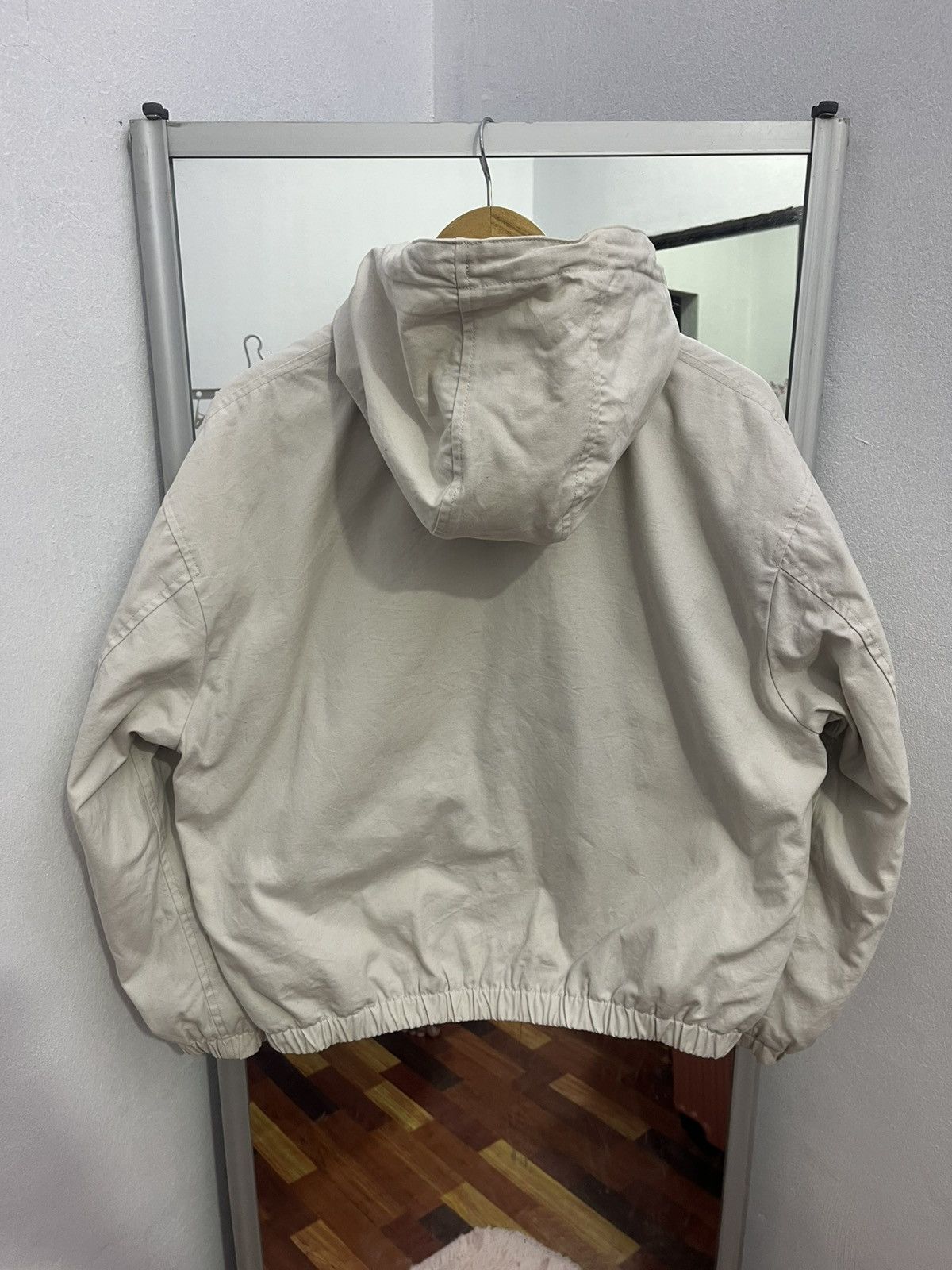 Lemaire × Uniqlo Uniqlo x Lemaire Beige Hooded Jacket Boxy Fit Size S / US 4 / IT 40 - 7 Thumbnail