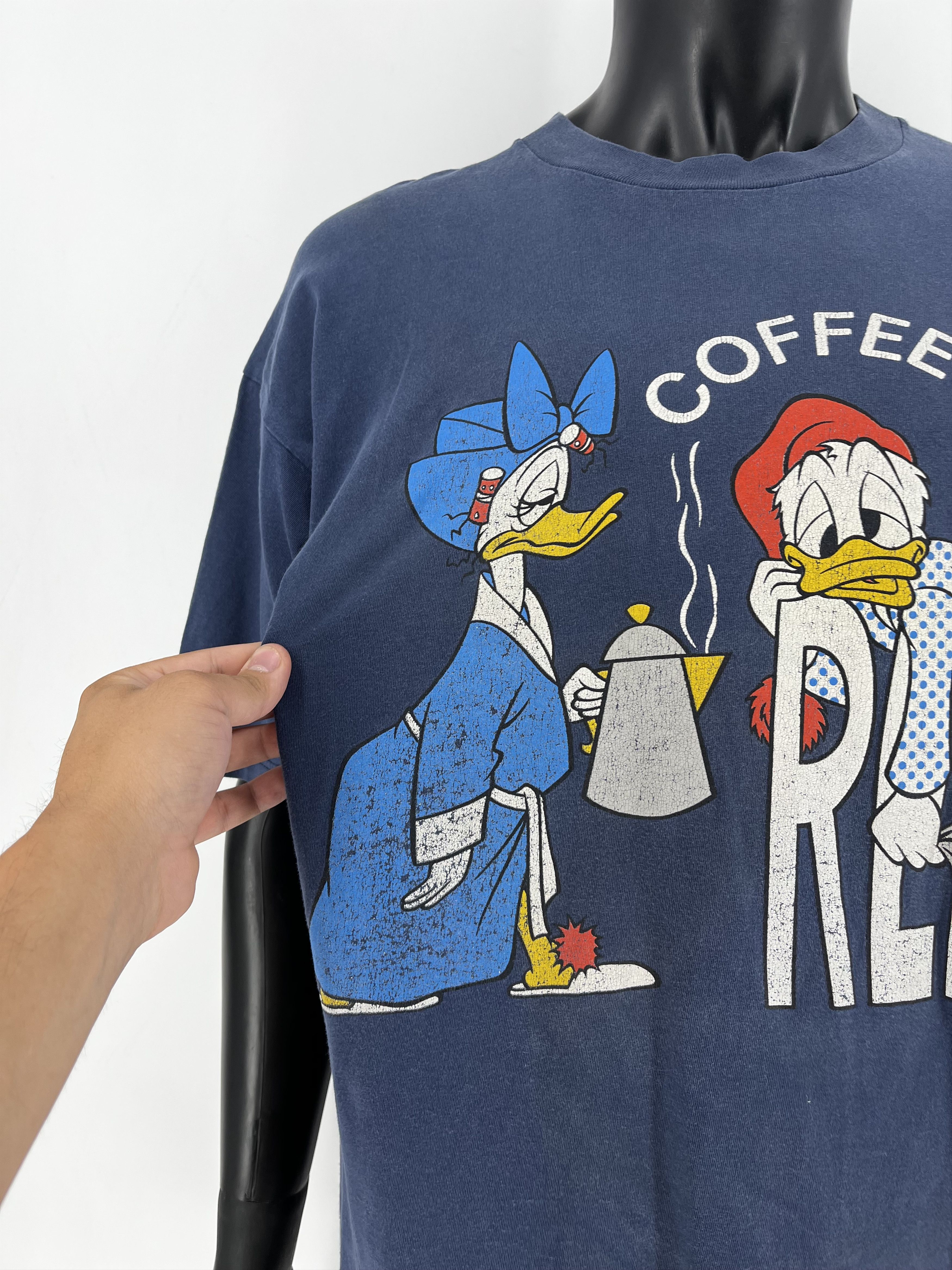 Disney Rare unisexe vintage Disney adulte One Angry Donald Duck XL Size US XL / EU 56 / 4 - 8 Thumbnail