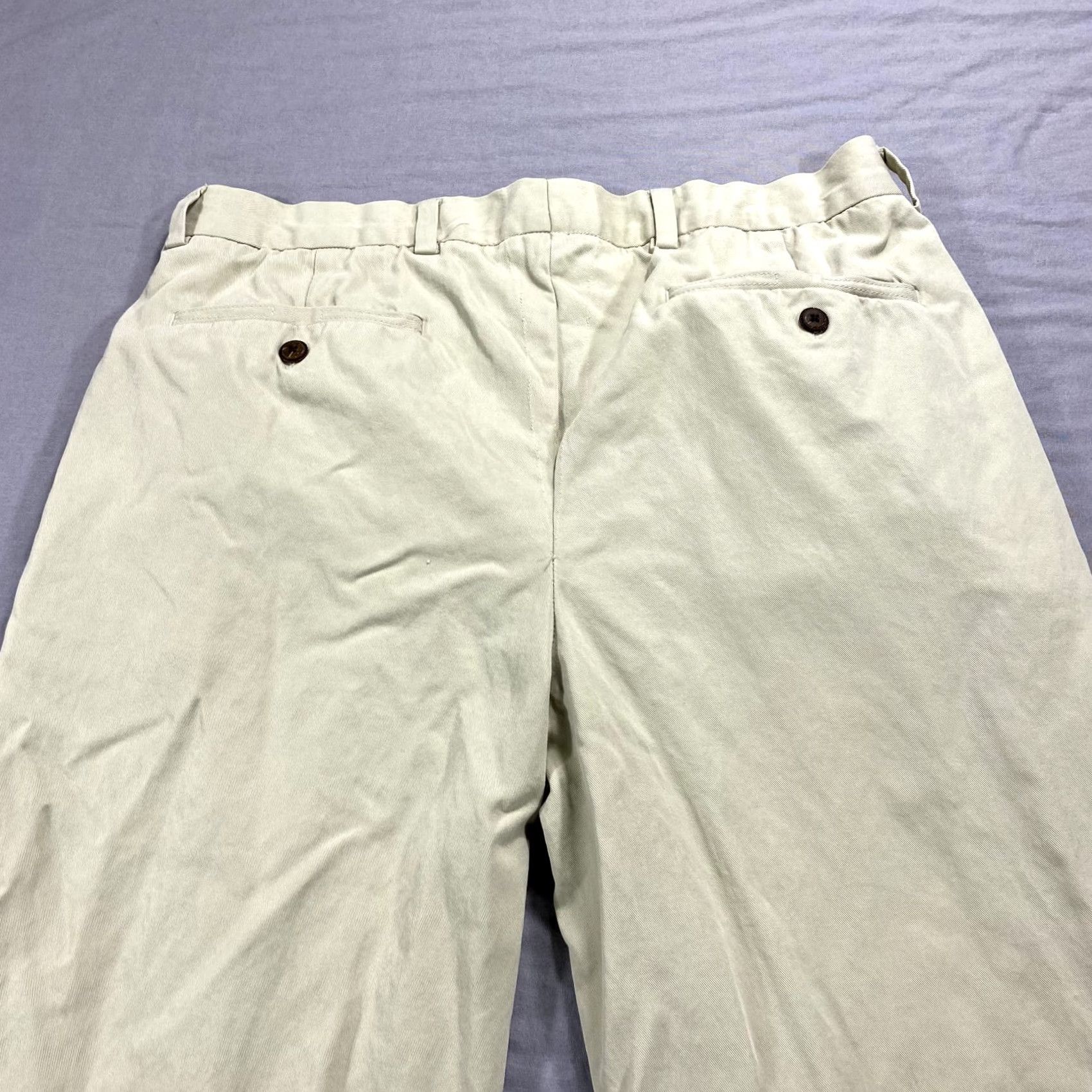 Tommy Bahama VTG Tommy Bahama Relax Pants Mens 33x27 Beige Chino Khakis Trouser Dress Casual Pants Size US 33 - 4 Thumbnail