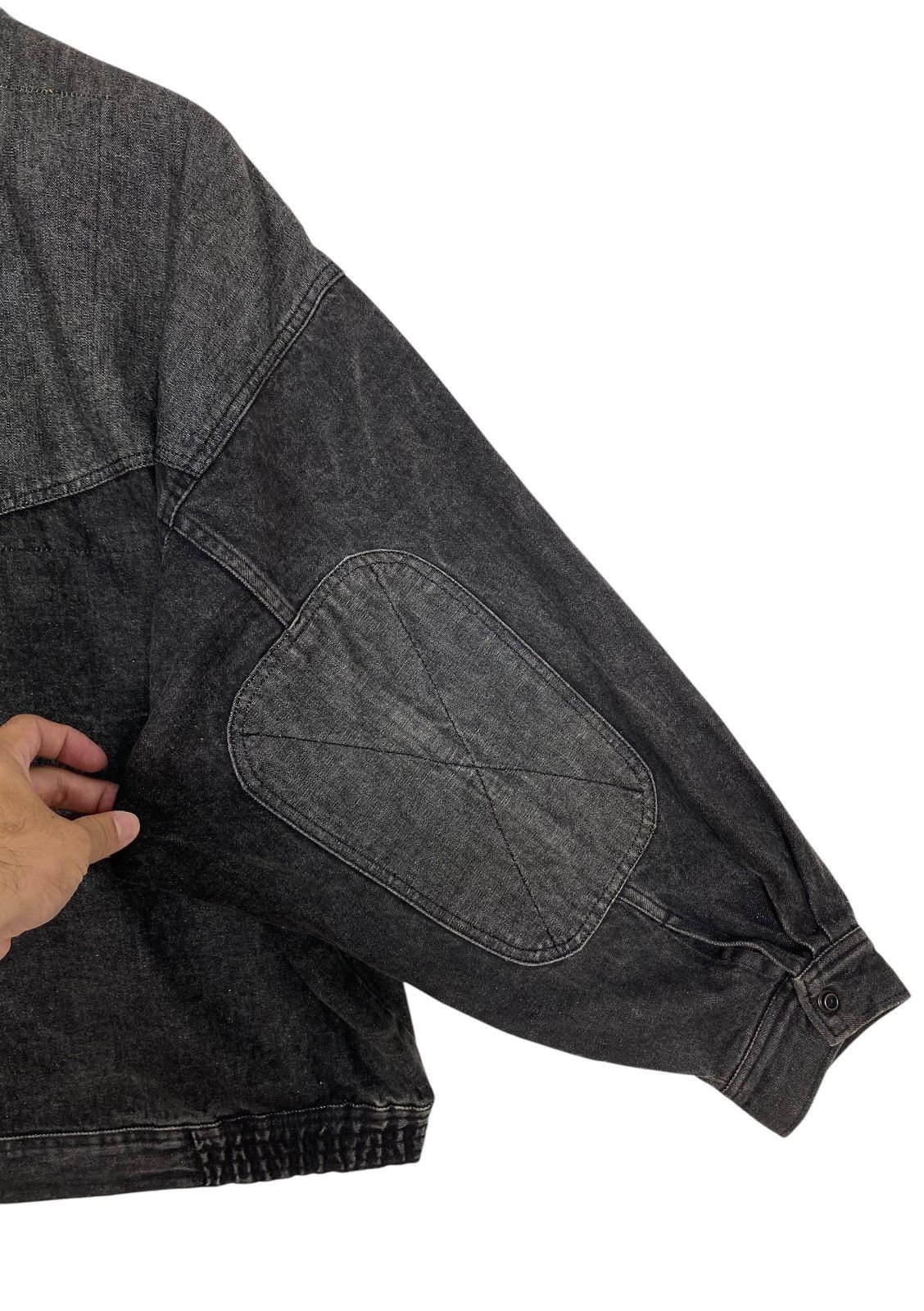 Japanese Brand × Vintage Vtg Casablanca Rally Halb Wallis Denim Stoned Washed Jacket Size US L / EU 52-54 / 3 - 7 Thumbnail