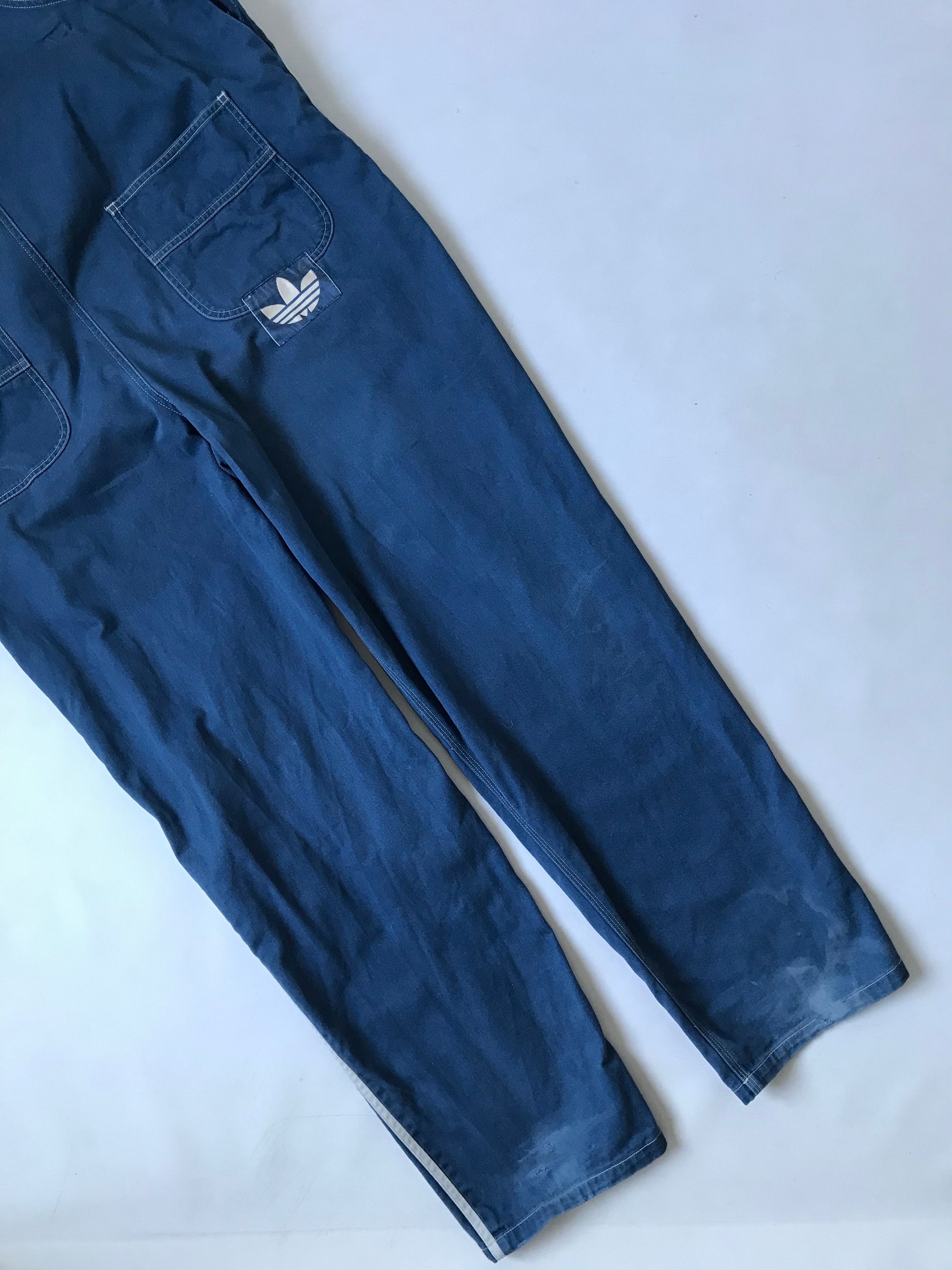 Adidas RARE Vintage Adidas Overall Denim Trefoil Size US 32 / EU 48 - 15 Thumbnail