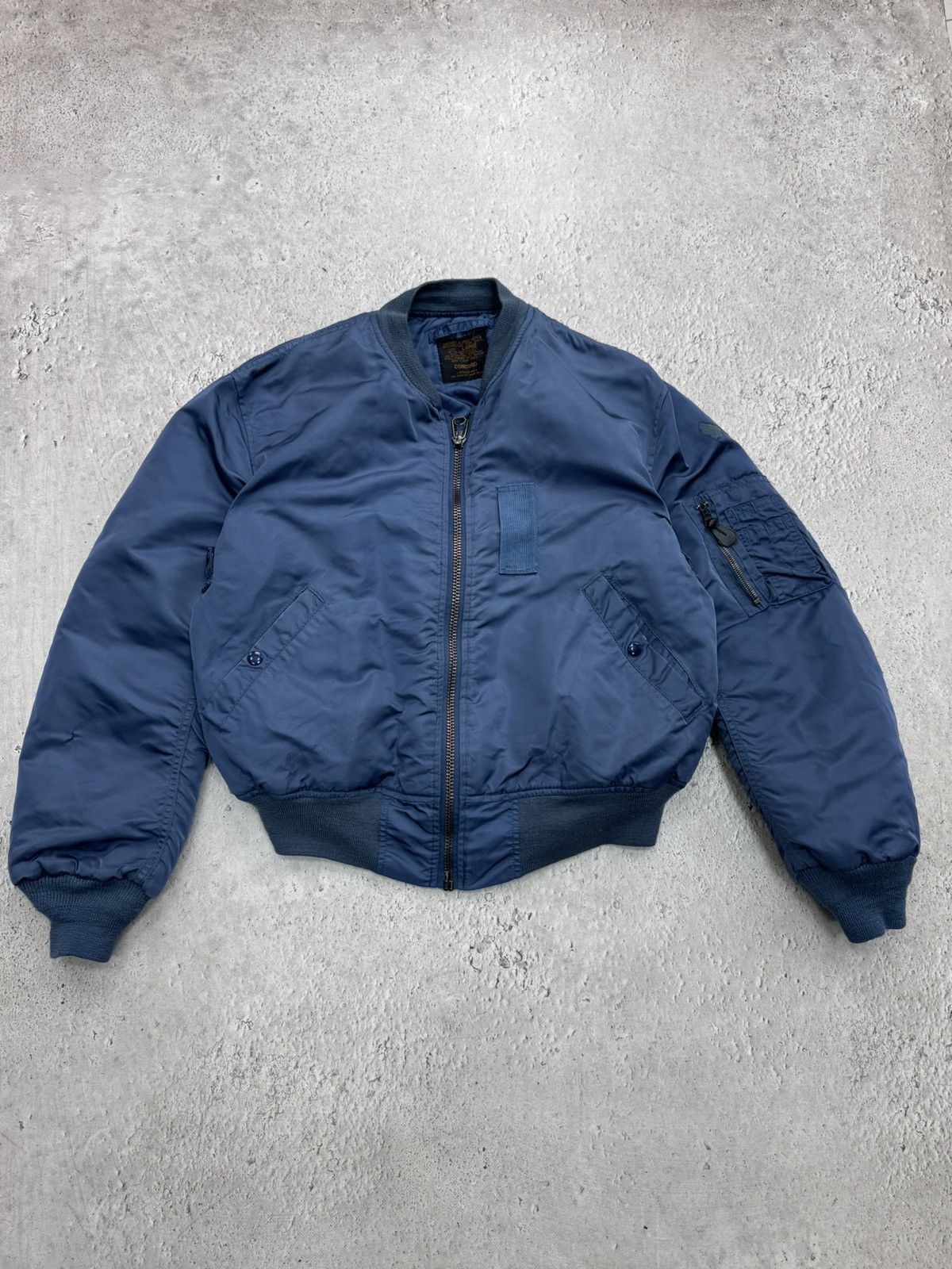 Japanese Brand Vintage MA 1 Bomber Avant Garde Ifsixwasnine Y2K Jacket Size US L / EU 52-54 / 3 - 1 Thumbnail