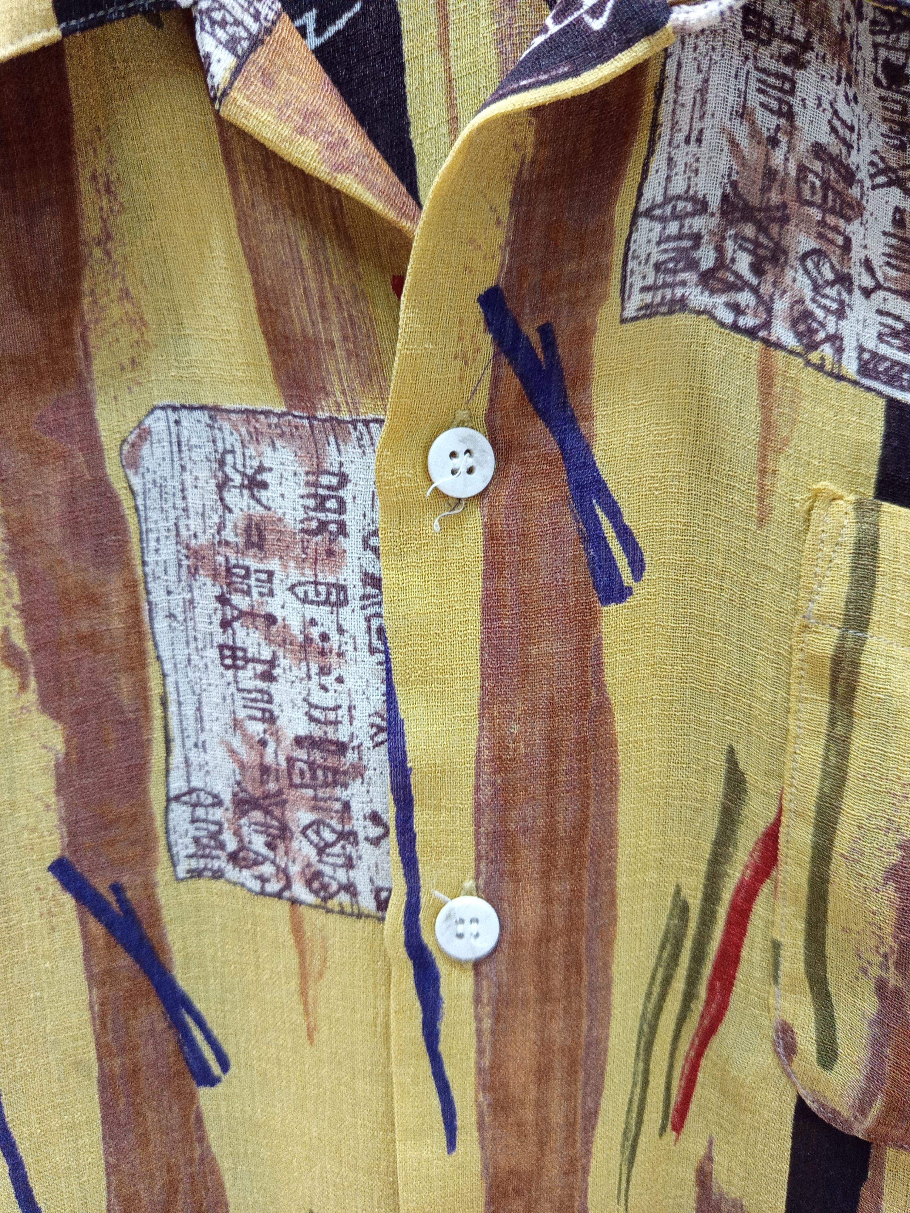 Vintage Vintage Abstract Rayon T Shirt Size US L / EU 52-54 / 3 - 8 Thumbnail