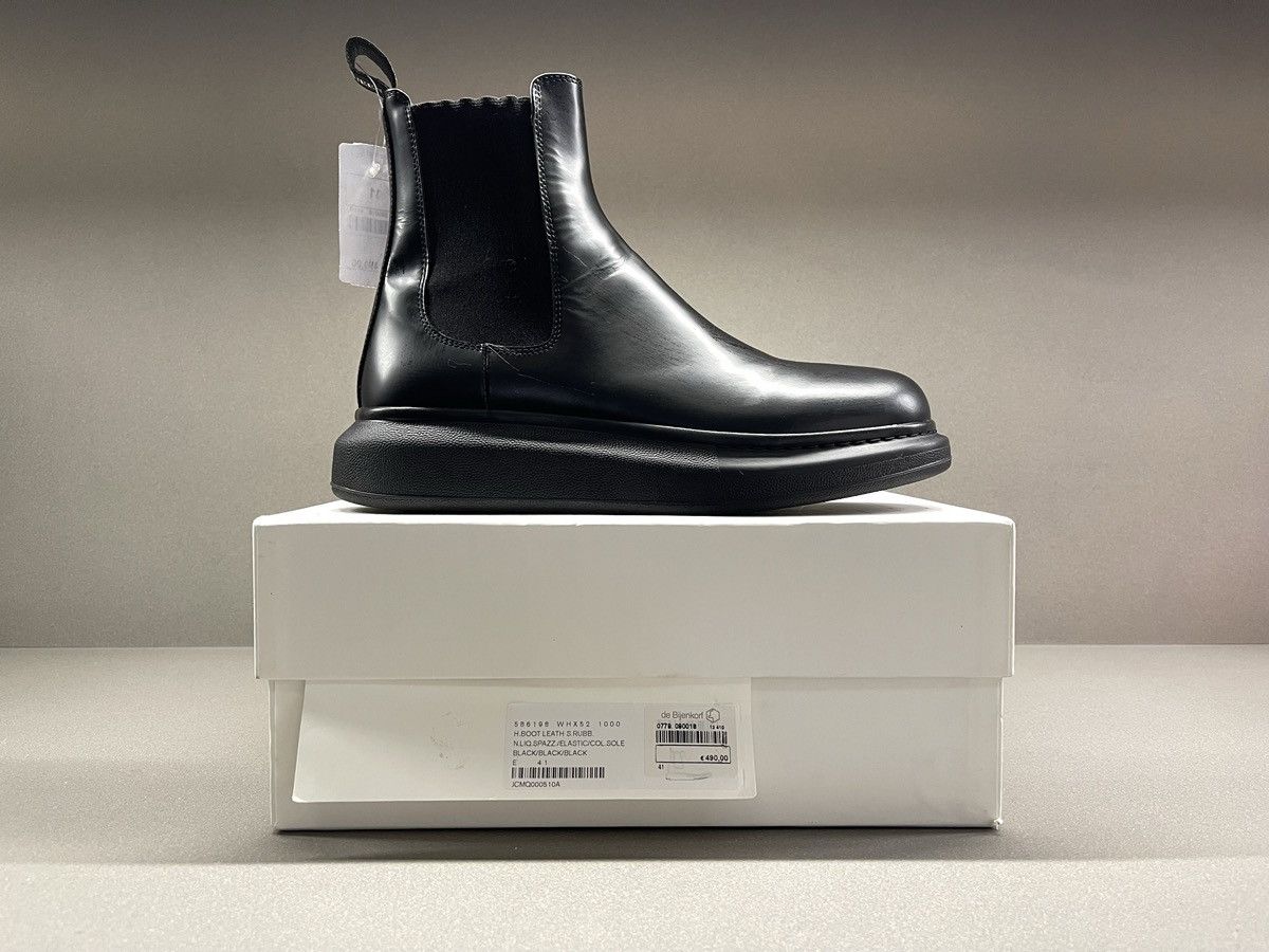 Alexander McQueen Alexander McQueen Hybrid Chelsea Boot Black Size US 8 / EU 41 - 3 Thumbnail