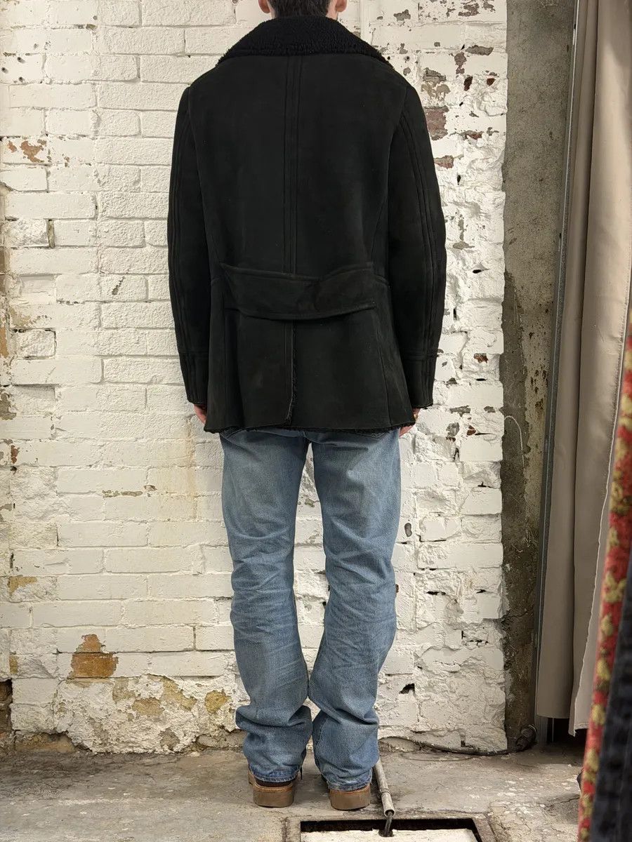 Gucci AW2004 Gucci Black Faded Shearling Leather Jacket by Tom Ford Size US L / EU 52-54 / 3 - 3 Thumbnail