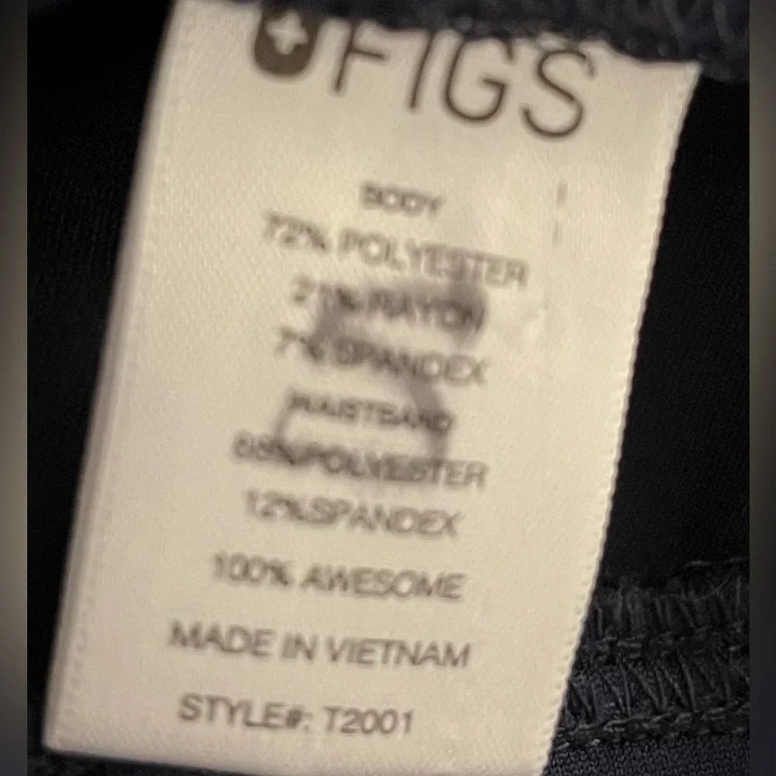 The Unbranded Brand FIGS Axim navy blue cargo scrub pants, size XXL Size US 38 / EU 54 - 6 Thumbnail