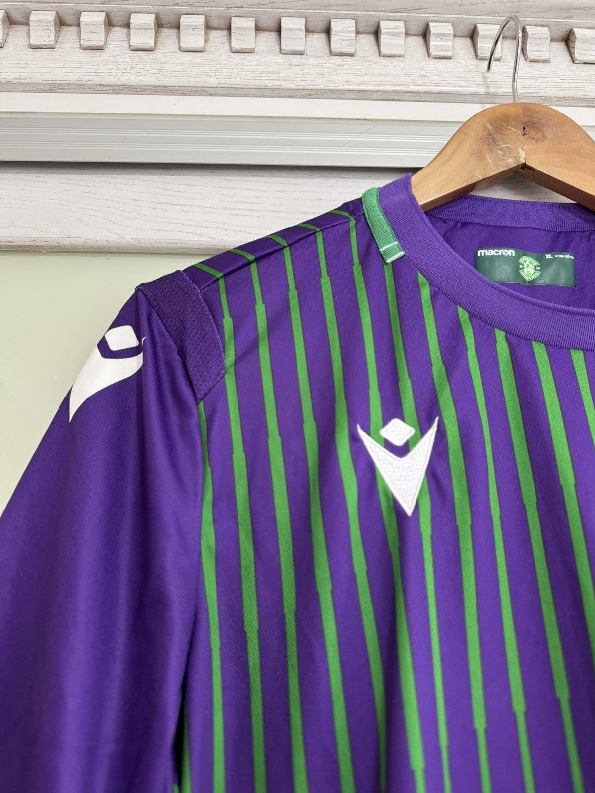 Macron Hibernian Edinburgh 2019-2020 Away Soccer Jersey Kit Shirt Size US XL / EU 56 / 4 - 8 Thumbnail