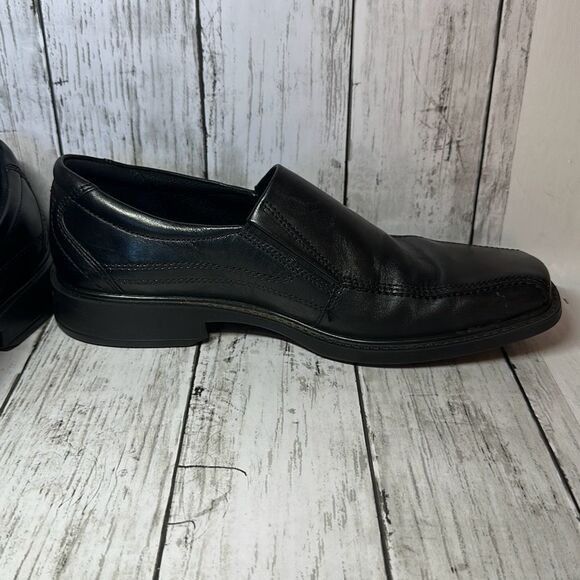 Ecco ECCO Men’s New Jersey Loafer Shoes Leather Black Slip On siz Size US 8 / EU 41 - 3 Thumbnail