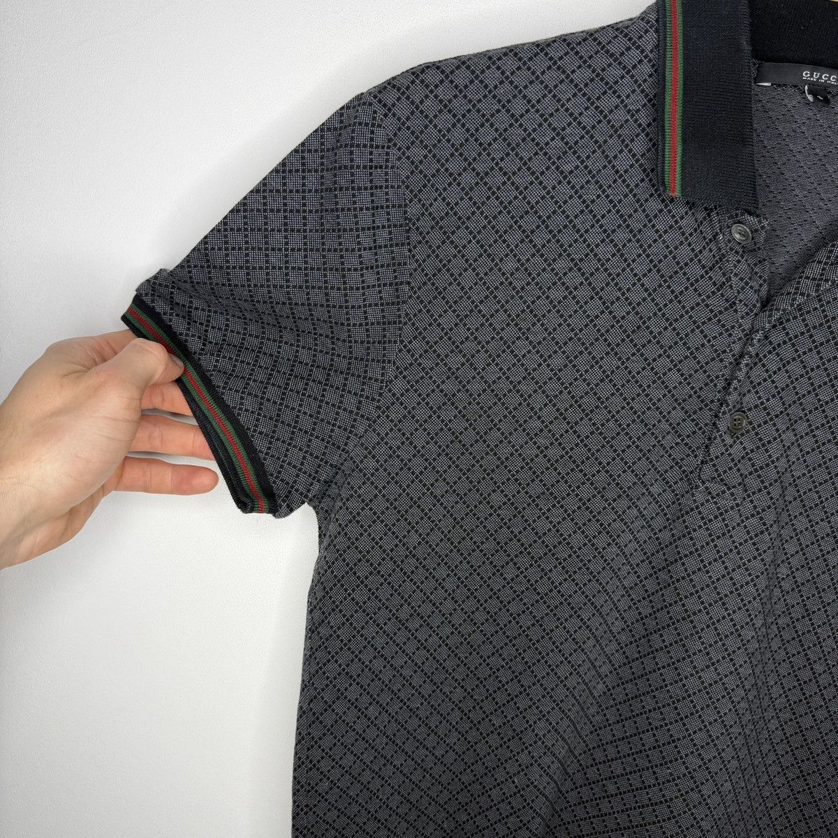 Gucci Gucci Diamond Pattern Polo Size US S / EU 44-46 / 1 - 7 Thumbnail