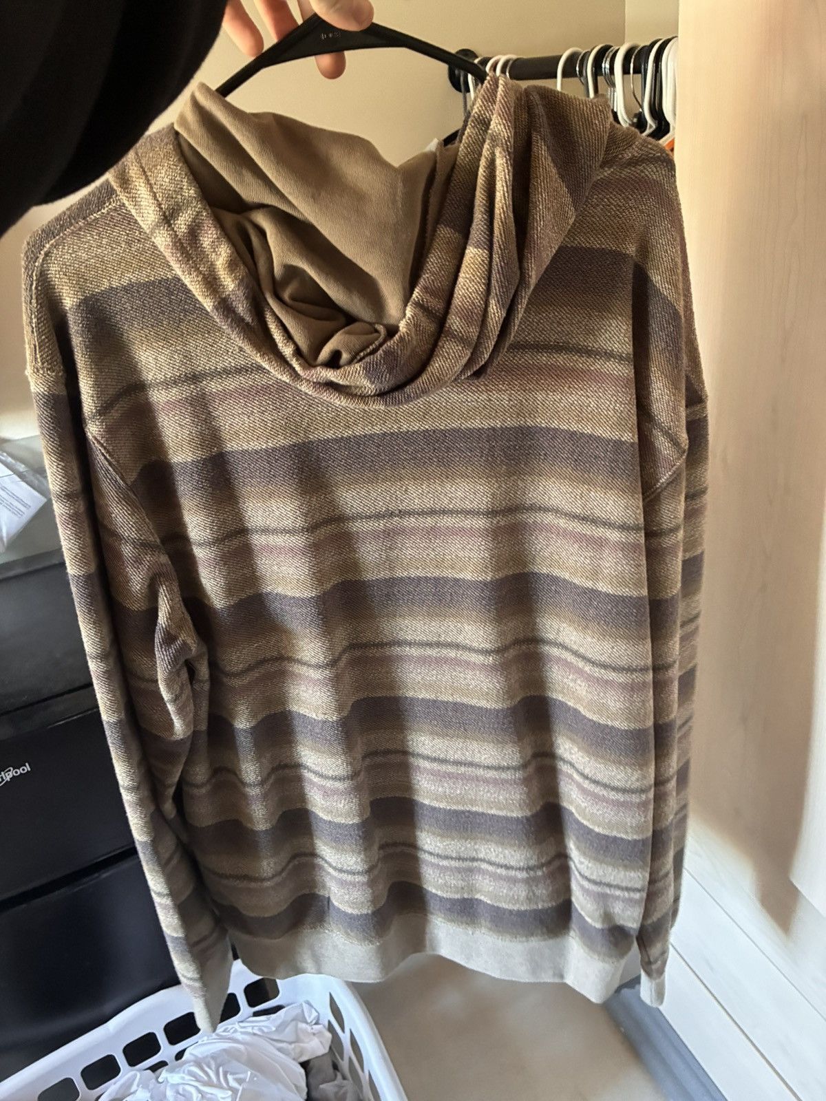 Quiksilver Quiksilver Beige knit fleece Large Size US L / EU 52-54 / 3 - 3 Thumbnail