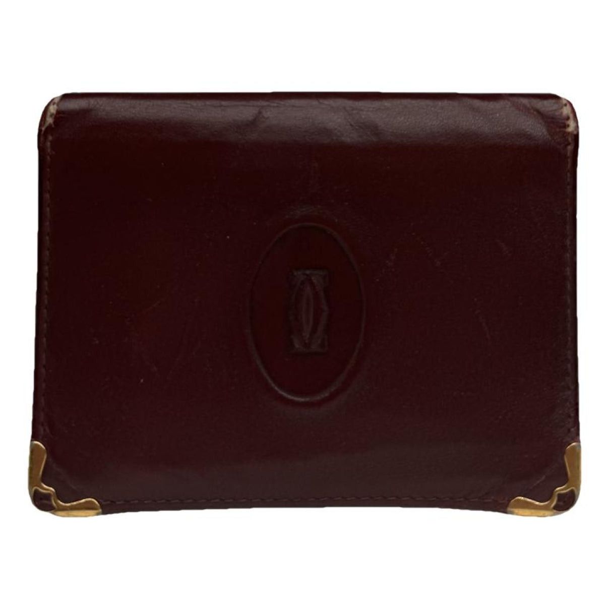 Cartier Burgundy Leather Purse Size ONE SIZE - 1 Thumbnail