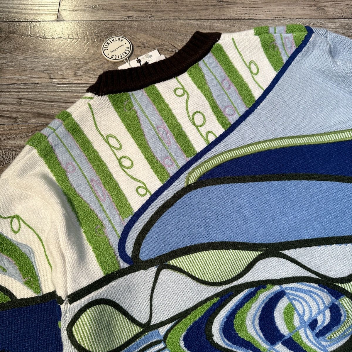 House of Sunny HOUSE OF SUNNY HYPNOTISE LANDSCAPE KNIT JUMPER Size US XL / EU 56 / 4 - 12 Thumbnail