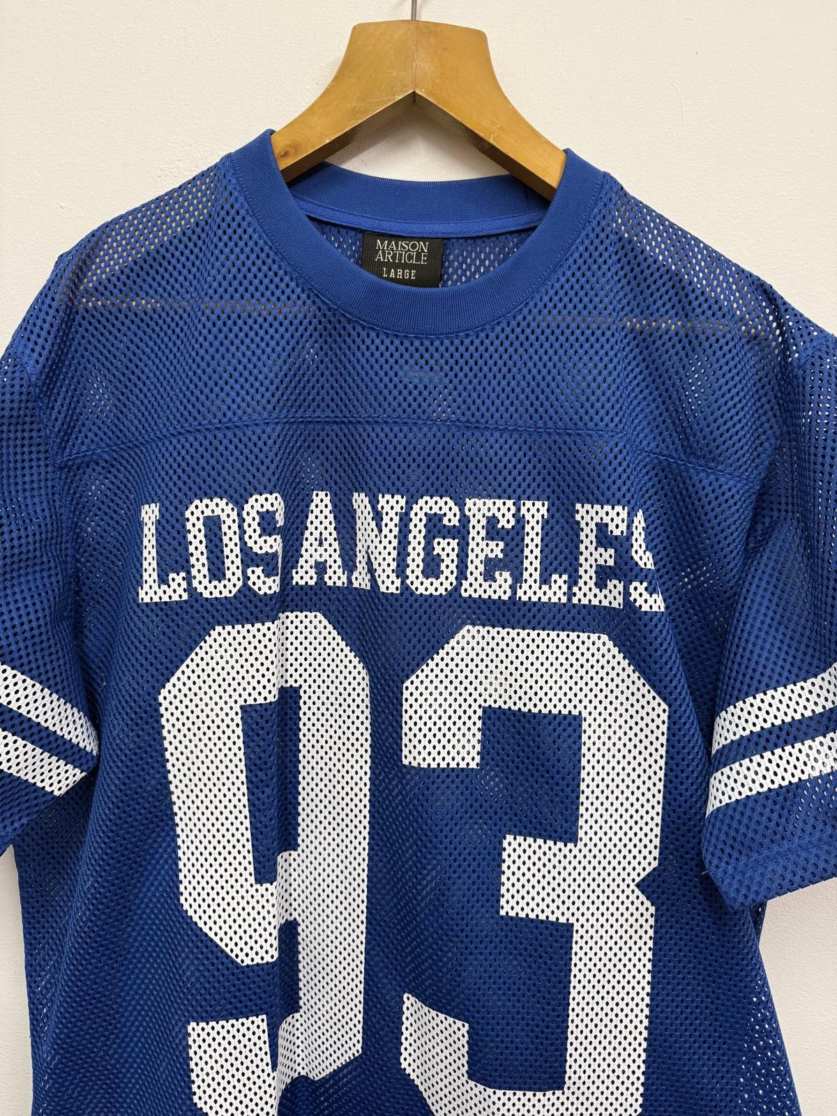 Other Maison Article Blue Mesh Los Angeles 93 Sports Jersey Size US L / EU 52-54 / 3 - 3 Thumbnail