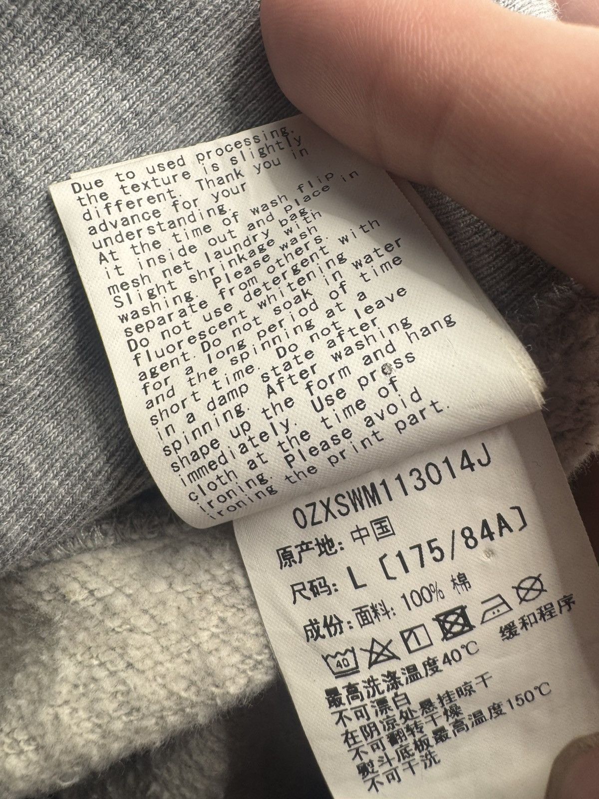 Bape FW22 Grey/Rainbow Bape STA Sweatshirt Size US L / EU 52-54 / 3 - 5 Thumbnail