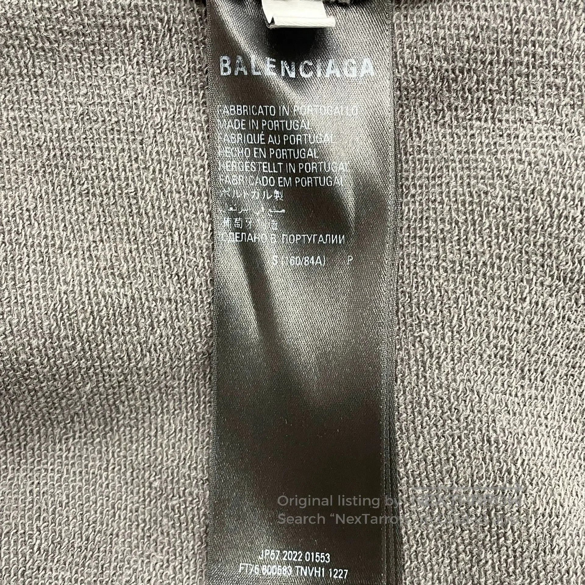 Balenciaga gray oversized hoodie from Balenciaga. Size US S / EU 44-46 / 1 - 6 Thumbnail