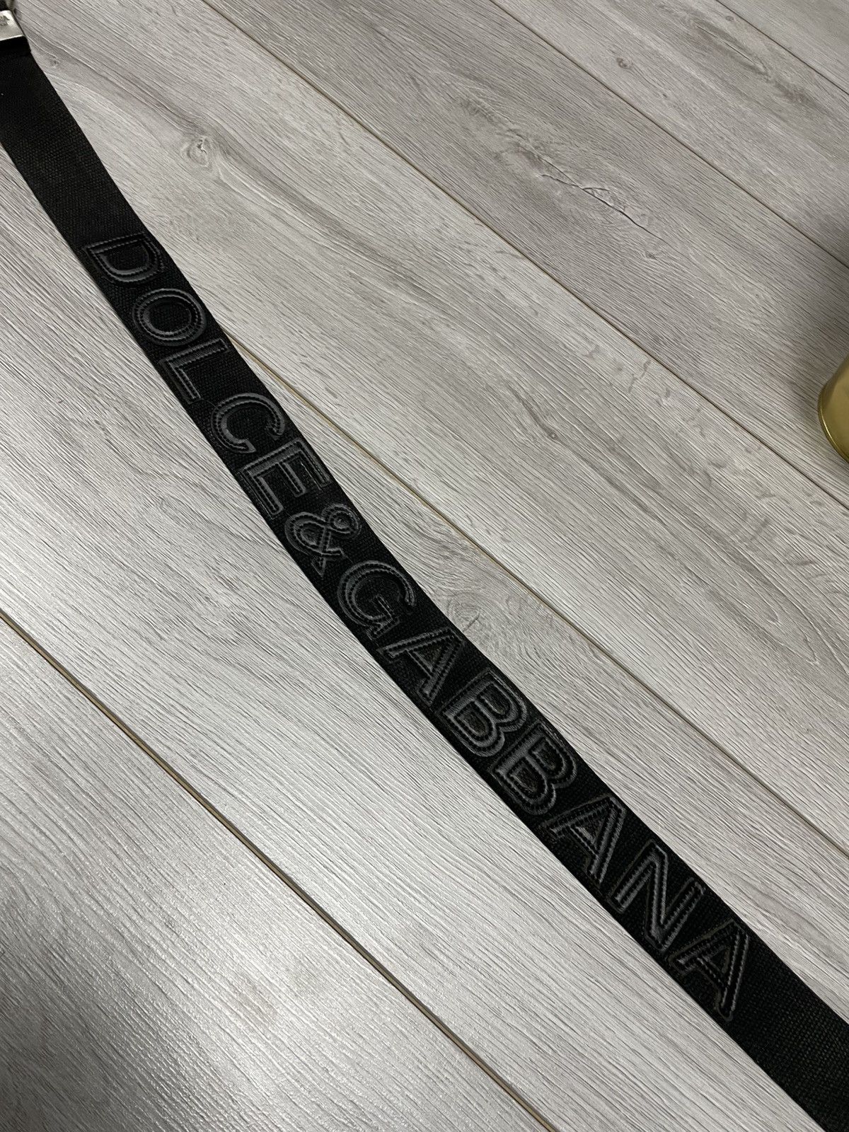Dolce & Gabbana × Vintage Dolce & Gabbana big logo mens denim letters spell out belt Size ONE SIZE - 7 Thumbnail