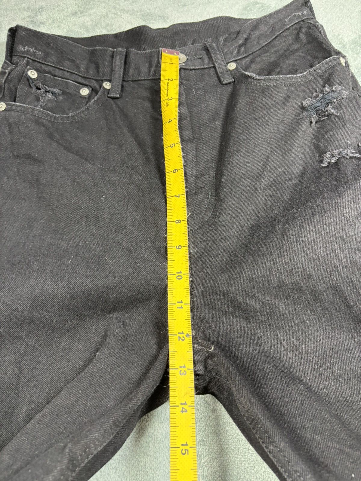 14th Addiction Gyda Superbalck Distressed Denim Jeans. S0164 Size US 27 - 12 Thumbnail