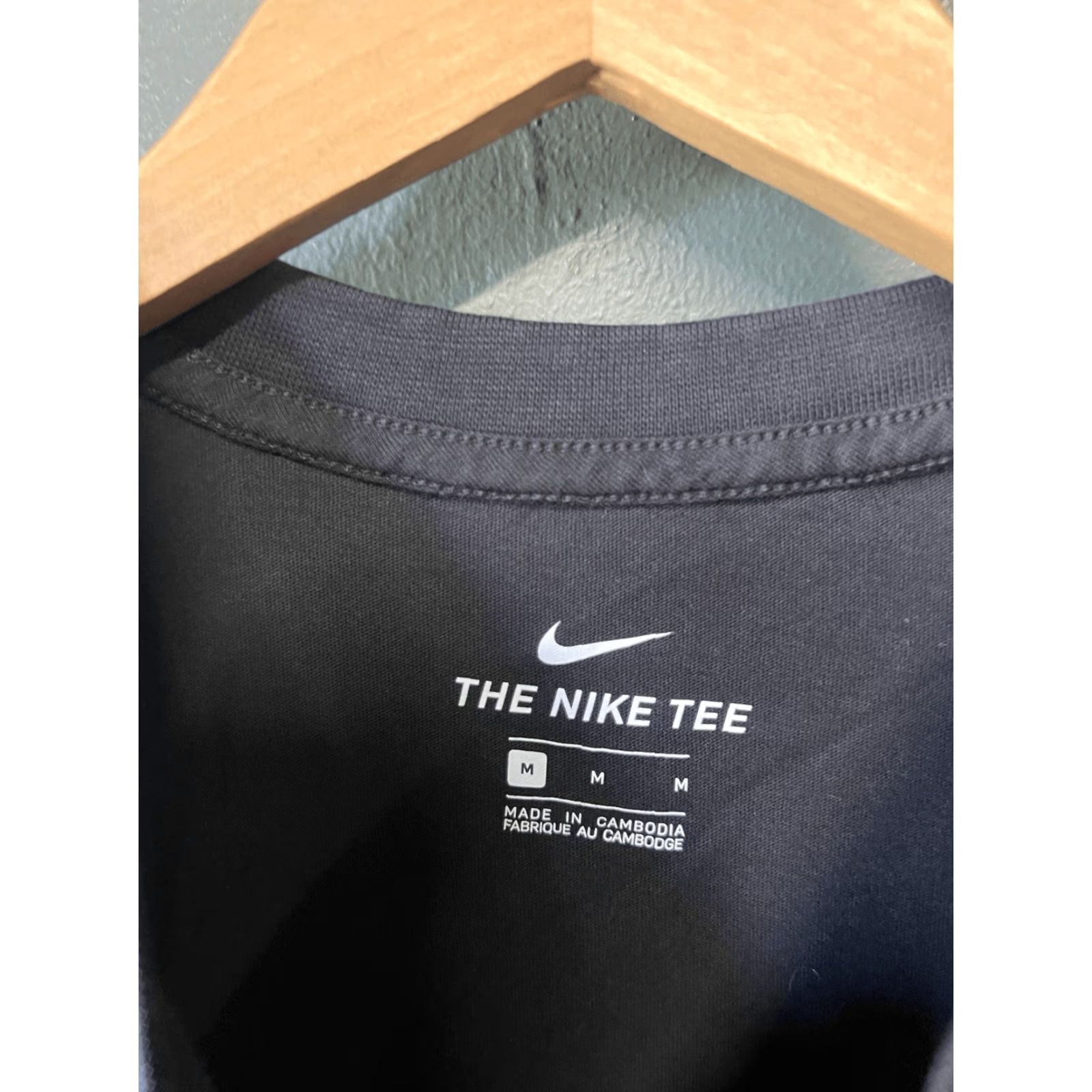 Nike Nike Mens Black Short Sleeve Graphic T-shirt Just Do It Size Medium Size US M / EU 48-50 / 2 - 3 Thumbnail