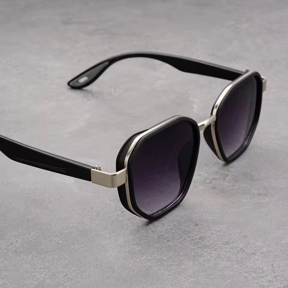 Japanese Brand Trendy Hexagonal Geometric Sunglasses | UV400 | Retro Style Size ONE SIZE - 4 Thumbnail