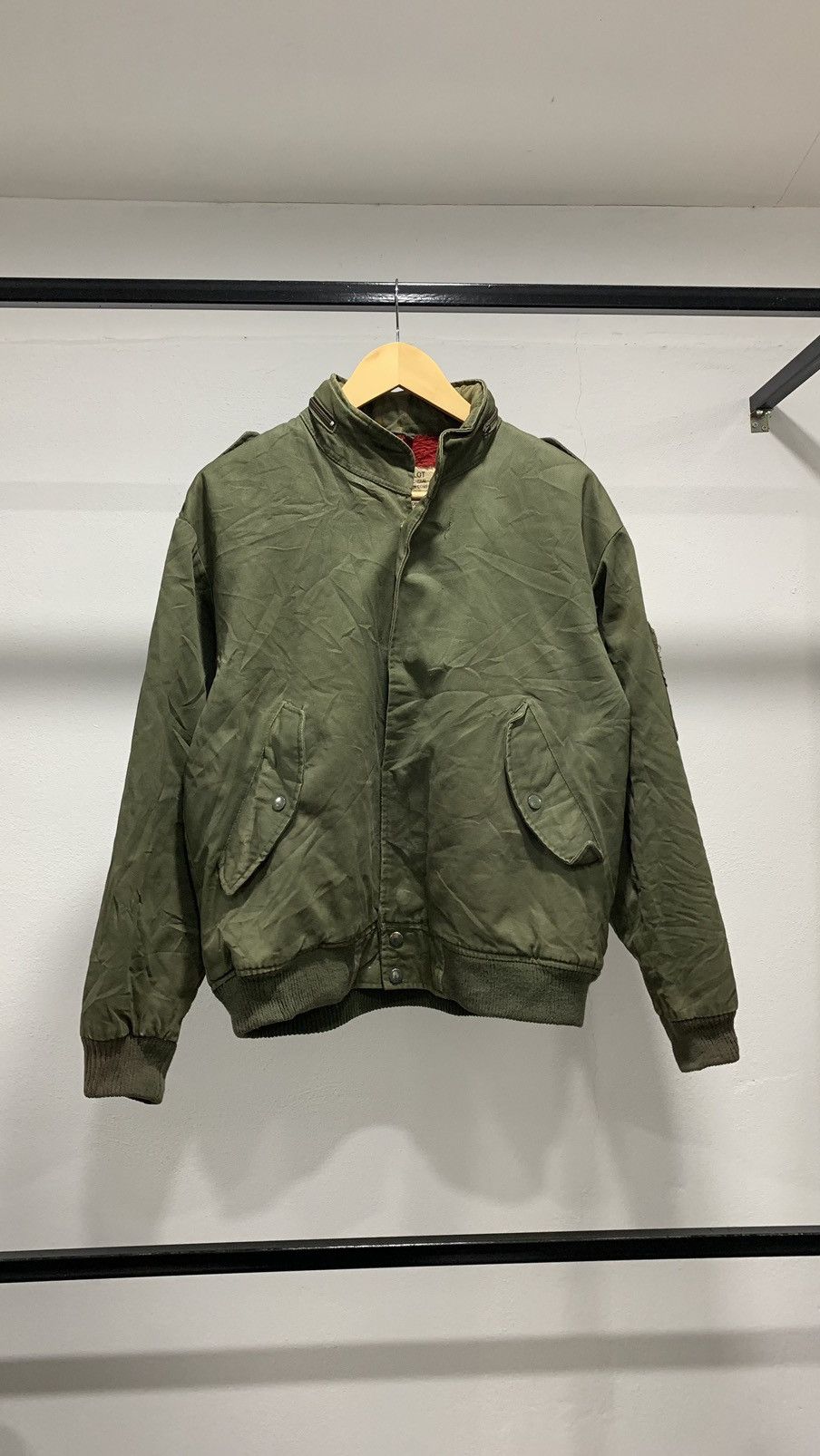 Vintage Vintage 60s Pilot Jacket Military Rare Size US L / EU 52-54 / 3 - 1 Thumbnail