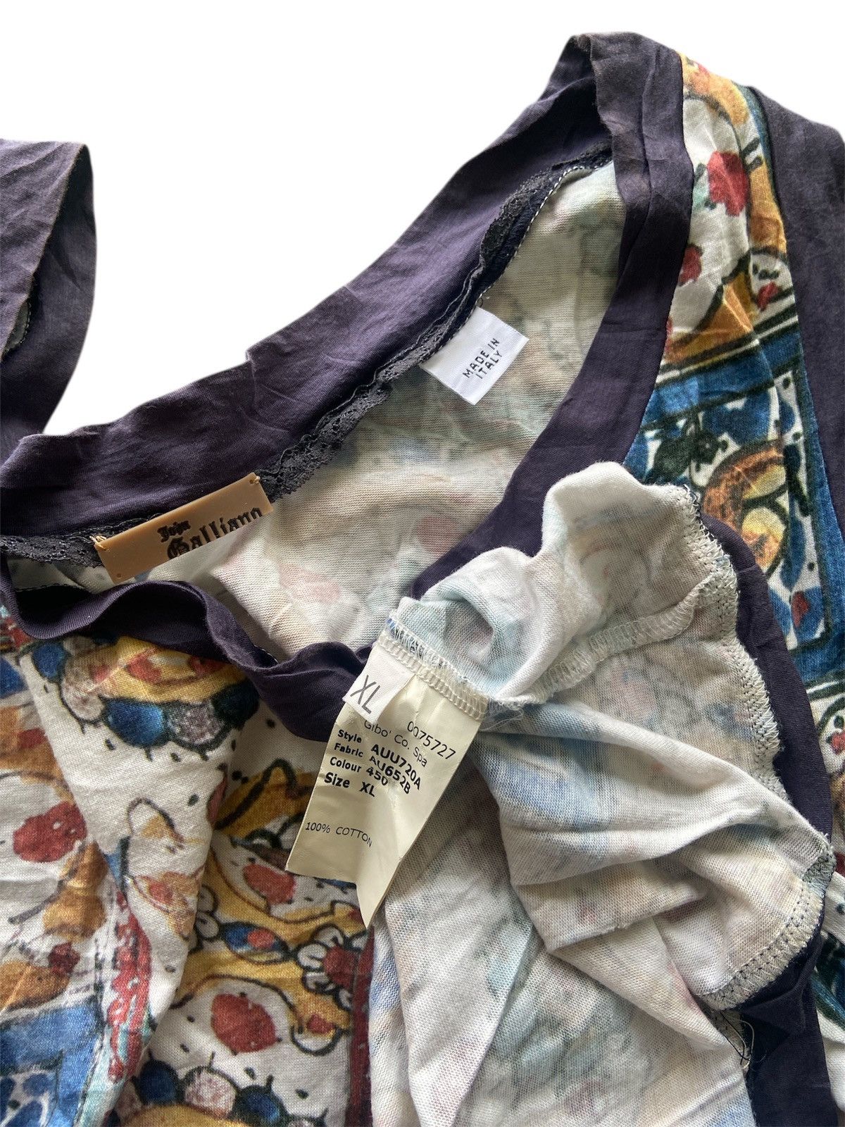 John Galliano JOHN GALLIANO TANK TOP XLARGE Size XL / US 12-14 / IT 48-50 - 2 Thumbnail